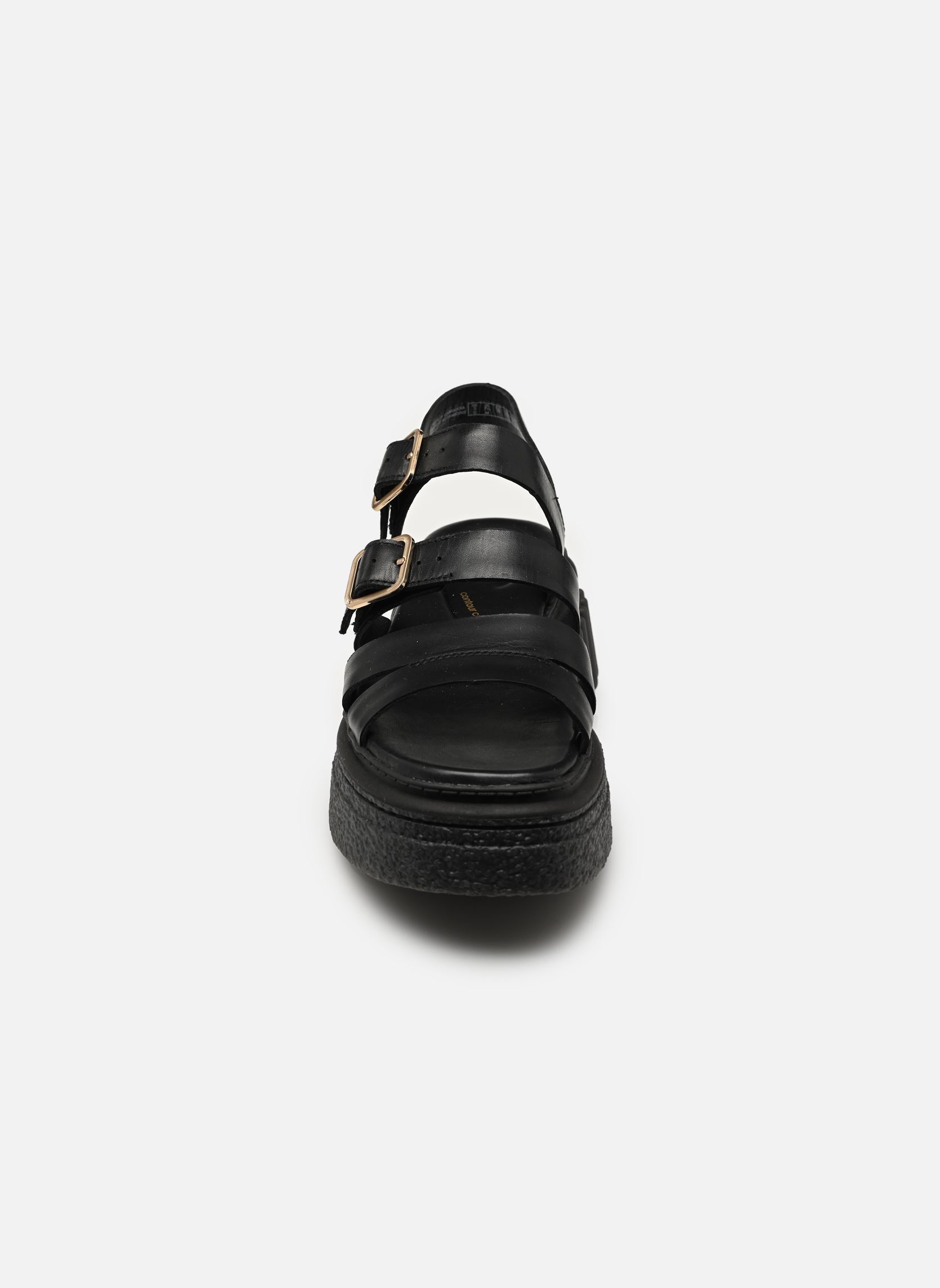 Sandales compensées et plateformes Evamar Strap femme noir Clarks Sandales compensées et plateformes Evamar Strap femme noir BLACK LEATHER