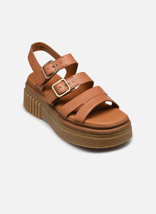 Clarks Sandales compensées et plateformes Evamar Strap femme marron