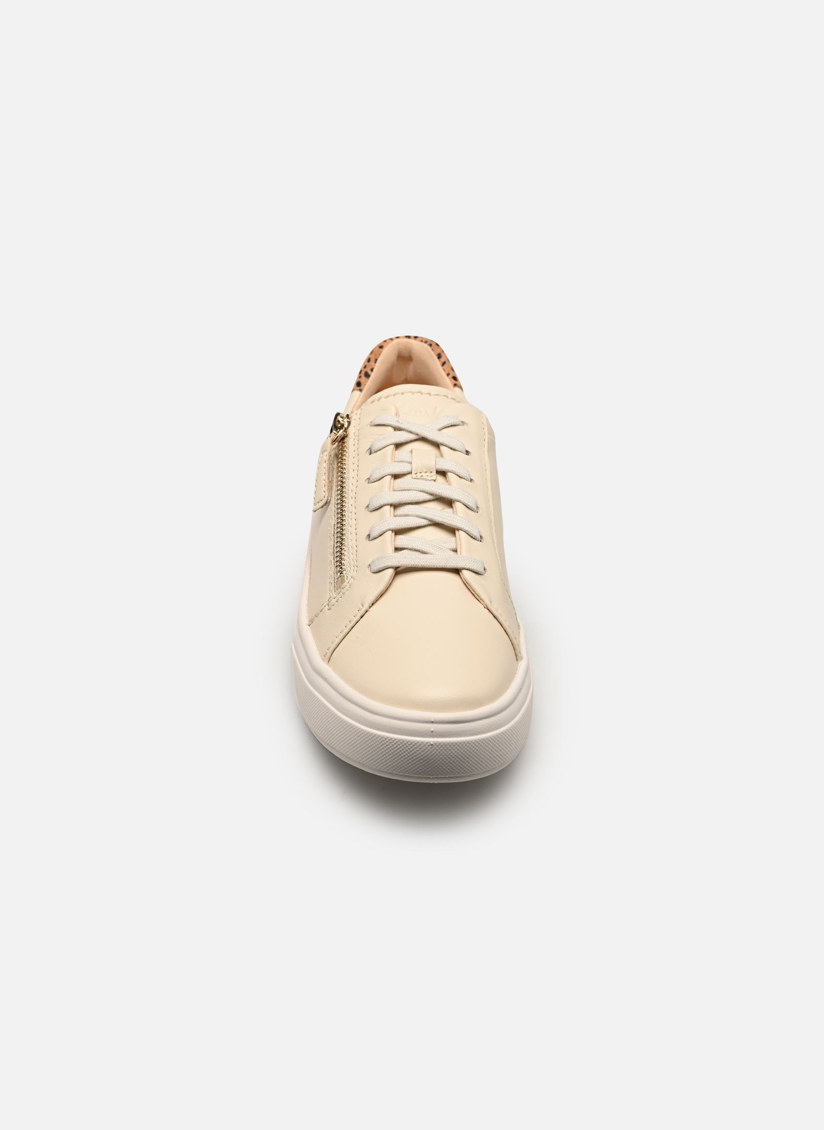 Baskets basses Hollyrose Zip femme beige Clarks Baskets basses Hollyrose Zip femme beige CREAM MULTI