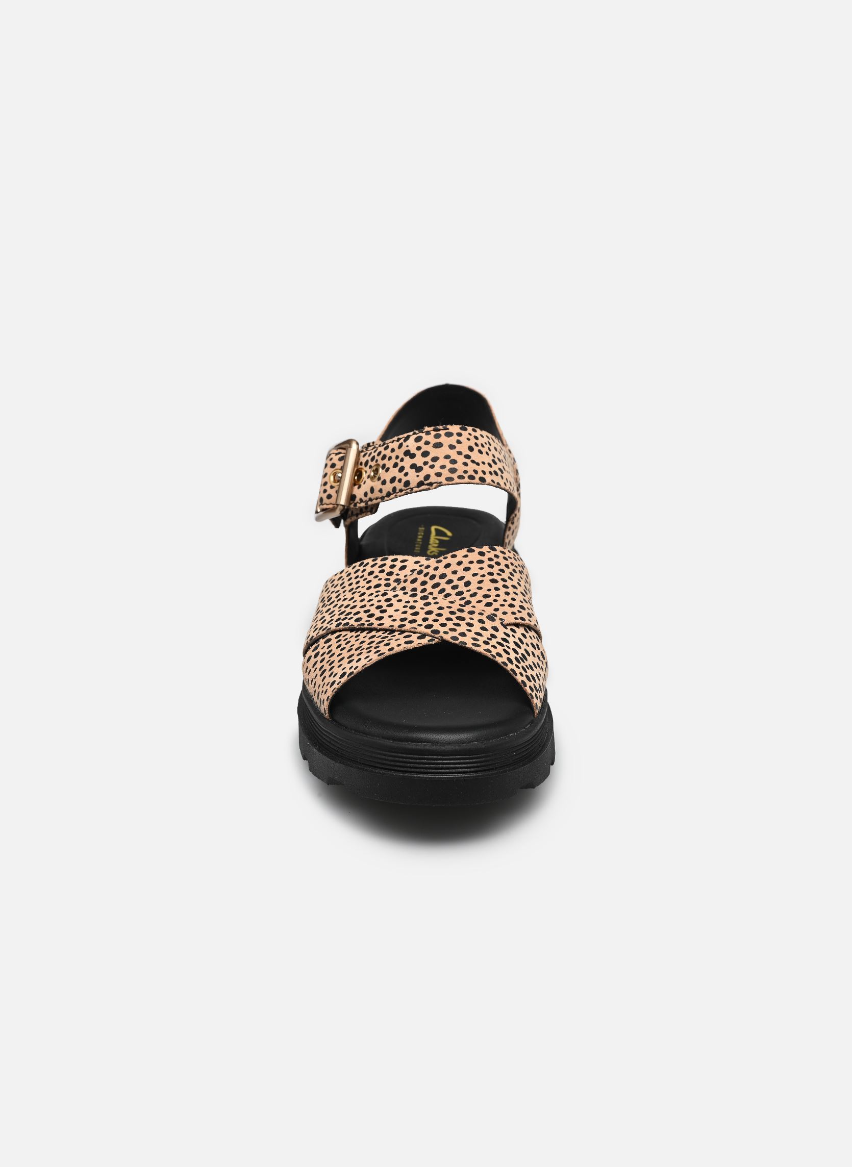 Sandales compensées et plateformes Orinoco3 Cross femme beige Clarks Sandales compensées et plateformes Orinoco3 Cross femme beige ANIMAL PRINT