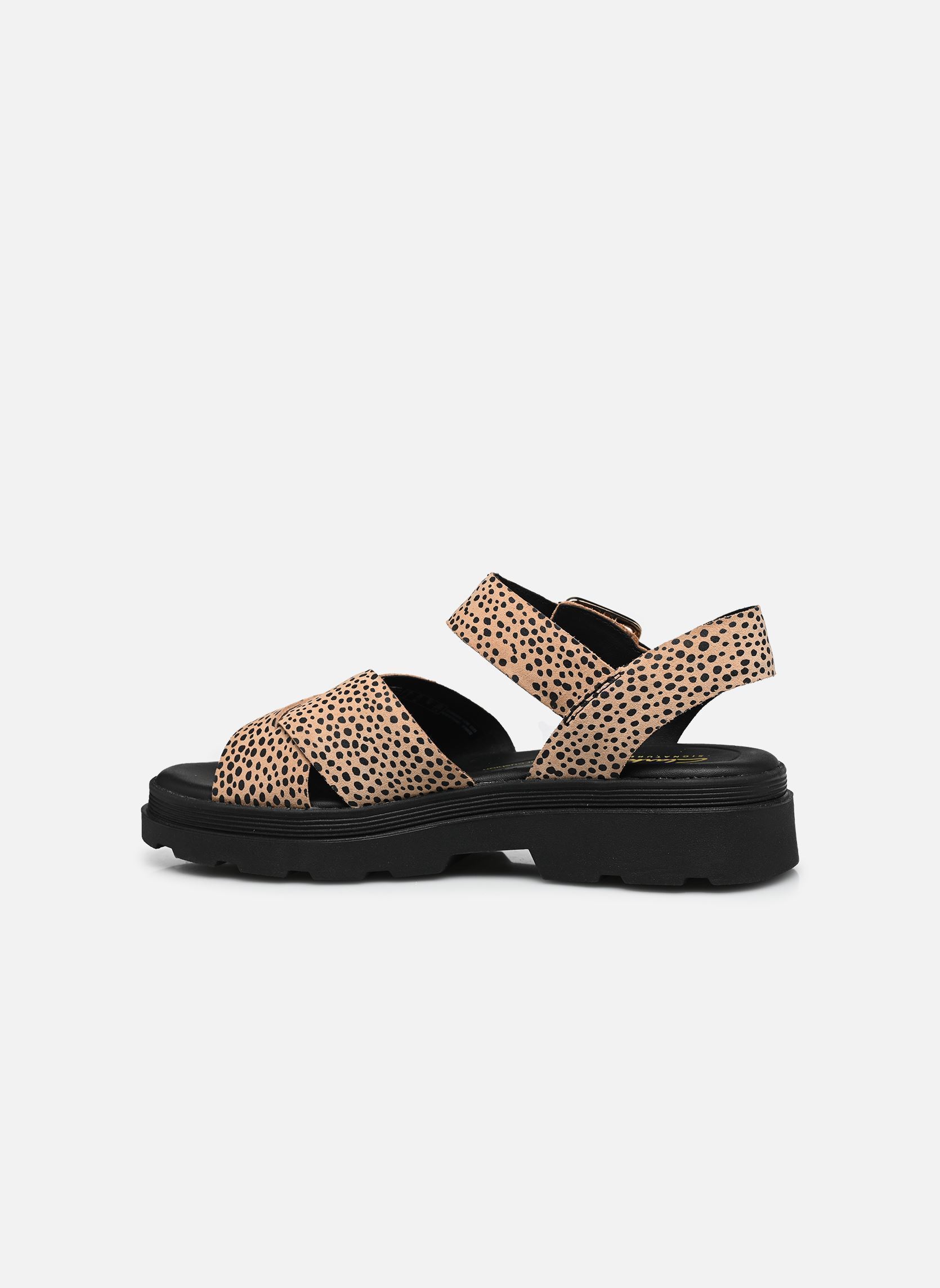 Sandales compensées et plateformes Orinoco3 Cross femme beige Clarks Sandales compensées et plateformes Orinoco3 Cross femme beige ANIMAL PRINT