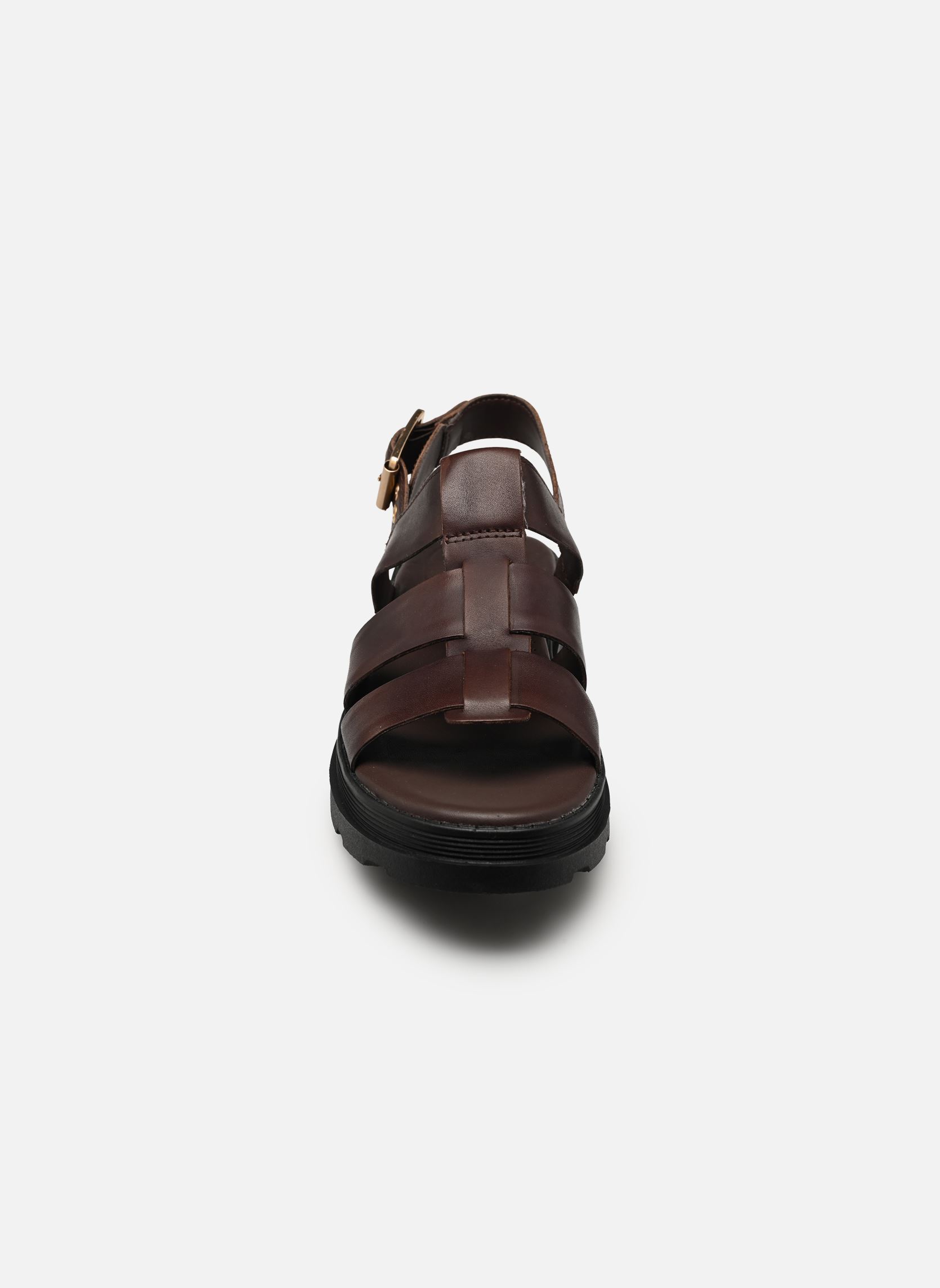 Sandales compensées et plateformes Orinoco3 Strap femme marron Clarks Sandales compensées et plateformes Orinoco3 Strap femme marron DARK BROWN LEA