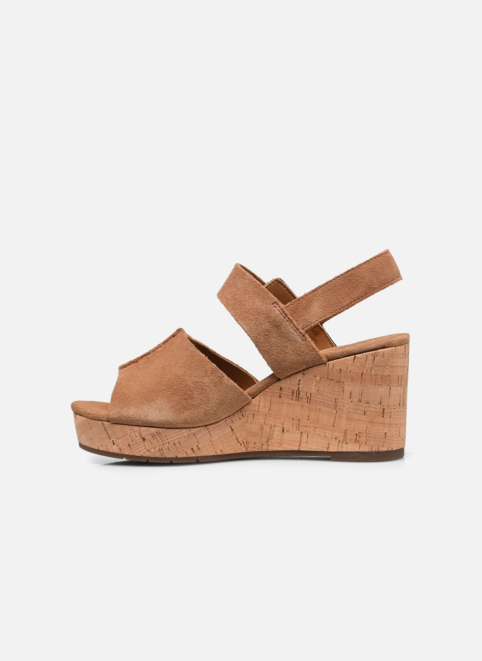 Sandales compensées et plateformes Sabina Dream femme marron Clarks Sandales compensées et plateformes Sabina Dream femme marron TAN SUEDE
