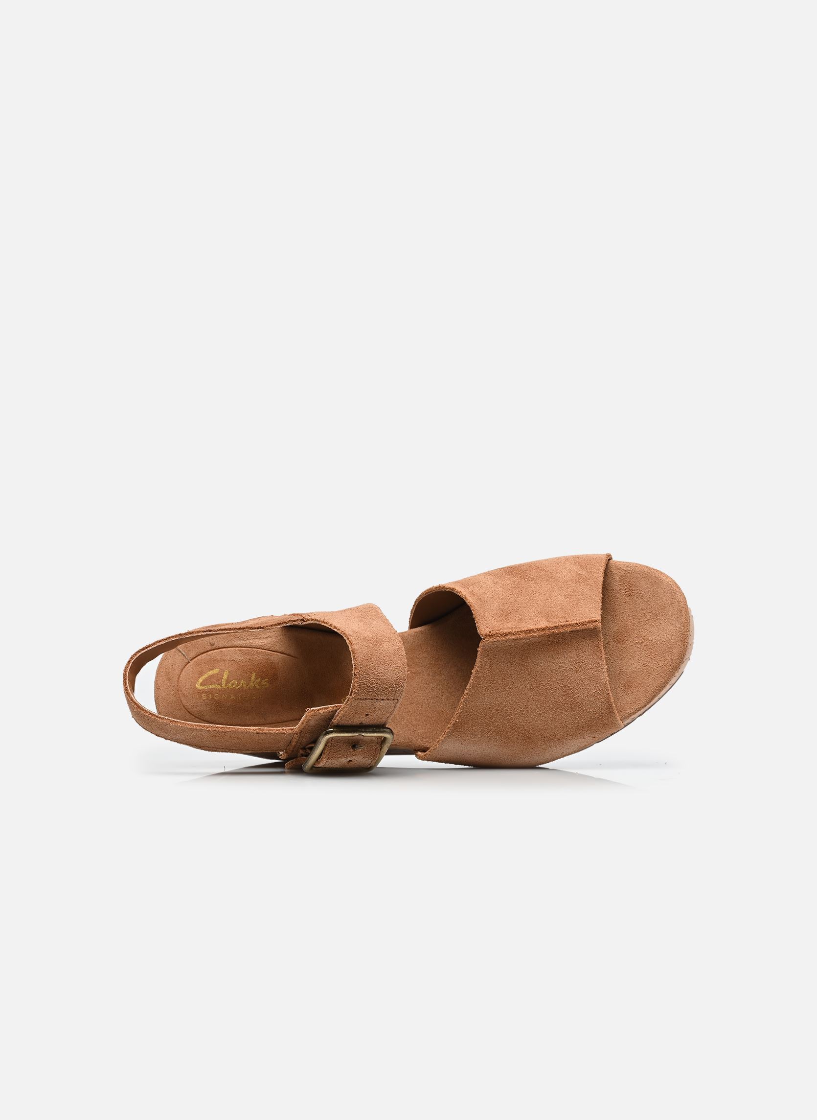 Sandales compensées et plateformes Sabina Dream femme marron Clarks Sandales compensées et plateformes Sabina Dream femme marron TAN SUEDE
