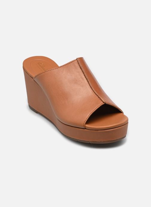 Clarks Sandales compensées et plateformes Sabina Mule femme marron