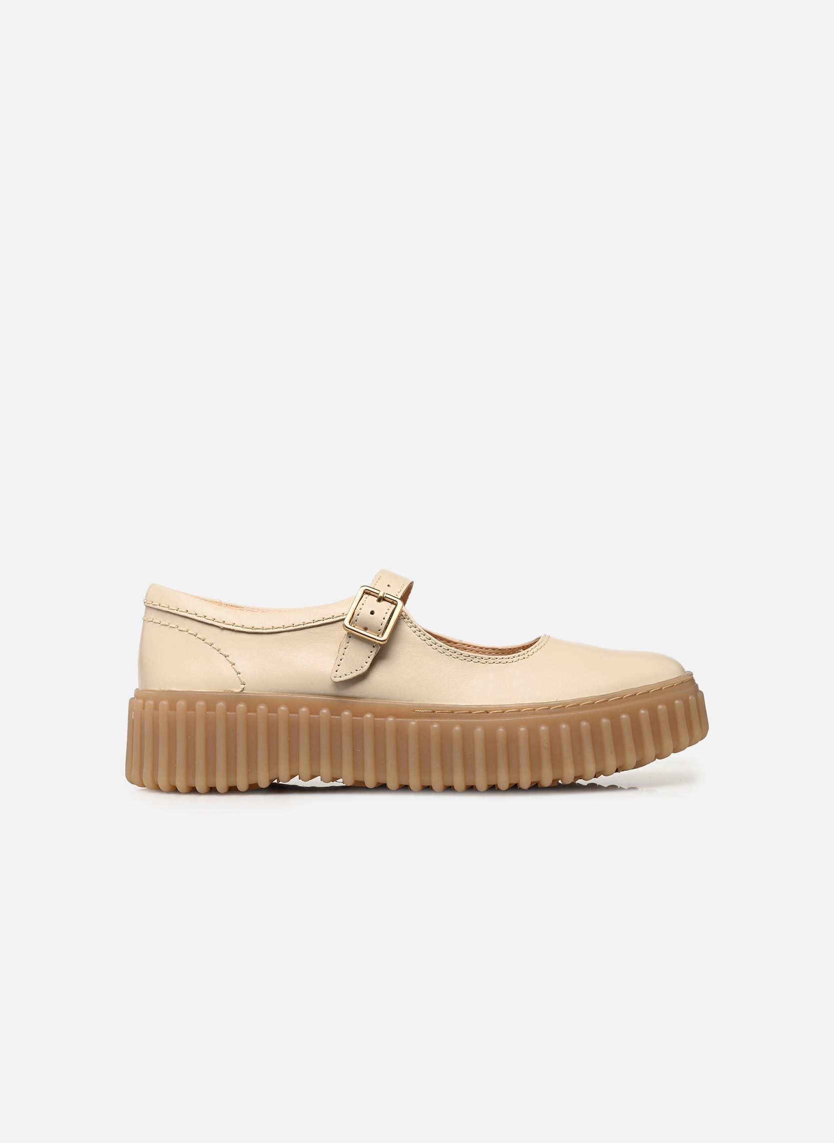 Klassieke ballerina's Torhill Jane dames beige Clarks Klassieke ballerina's Torhill Jane dames beige CREAM LEATHER