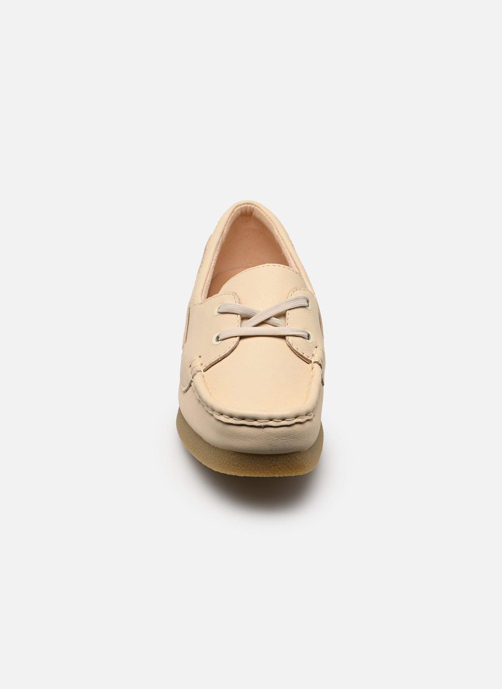 Bootschoenen Wallabee EVOSea dames beige Clarks Bootschoenen Wallabee EVOSea dames beige CREAM LEATHER