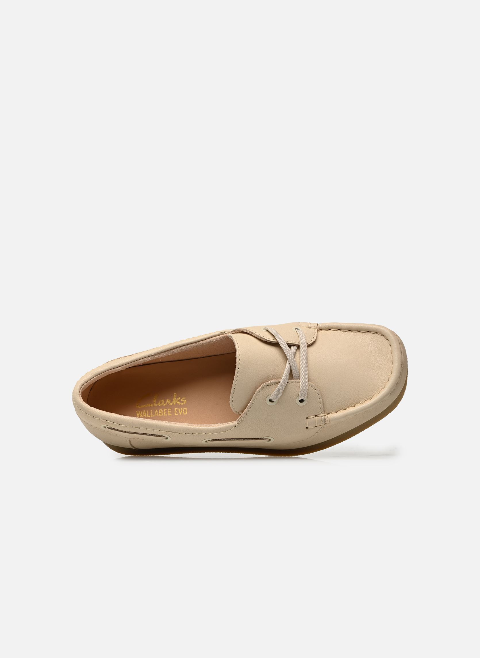 Bootschoenen Wallabee EVOSea dames beige Clarks Bootschoenen Wallabee EVOSea dames beige CREAM LEATHER