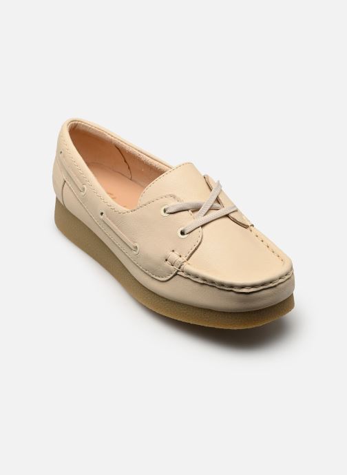 Clarks Bootschuhe Wallabee EVOSea damen beige