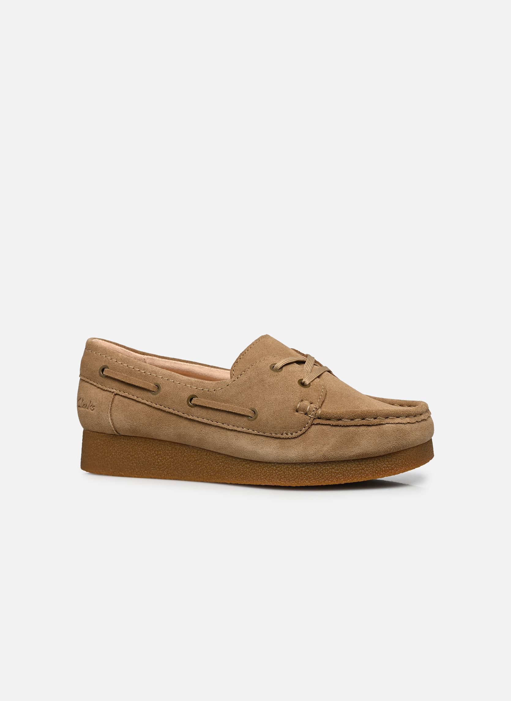 Bootschuhe Wallabee EVOSea damen beige Clarks Bootschuhe Wallabee EVOSea damen beige DARK SAND SUEDE