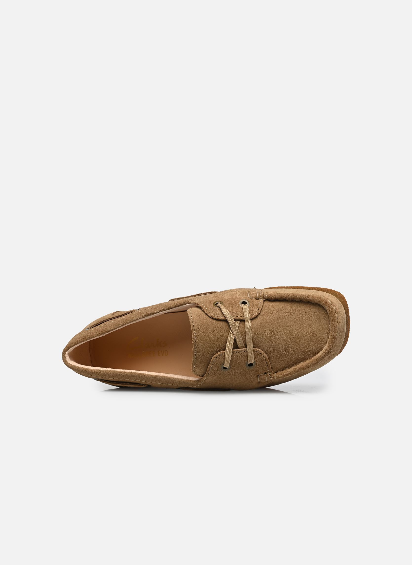 Bootschuhe Wallabee EVOSea damen beige Clarks Bootschuhe Wallabee EVOSea damen beige DARK SAND SUEDE