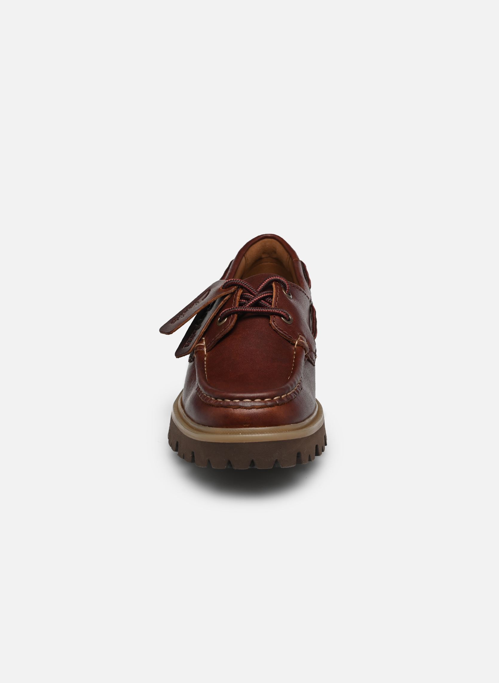 Bootschoenen Cleyhill Boat. dames bruin Clarks Bootschoenen Cleyhill Boat. dames bruin DARK BROWN LEA