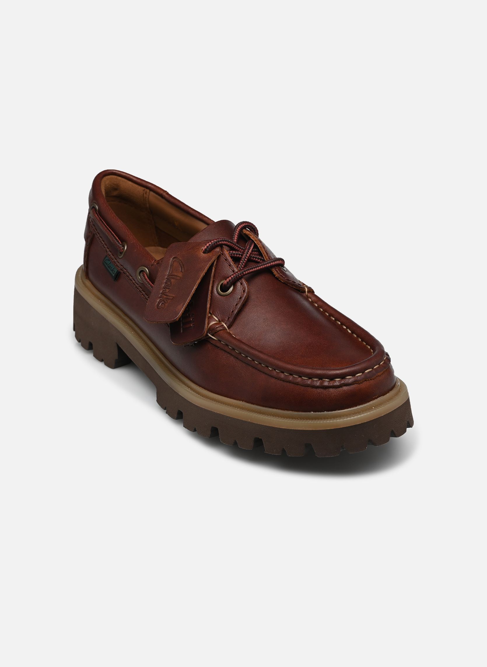 Chaussures à lacets Clarks Cleyhill Boat. pour - vue 1