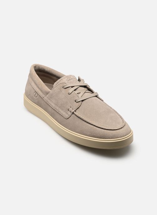 Clarks Loafer Lockford Boat herren grau