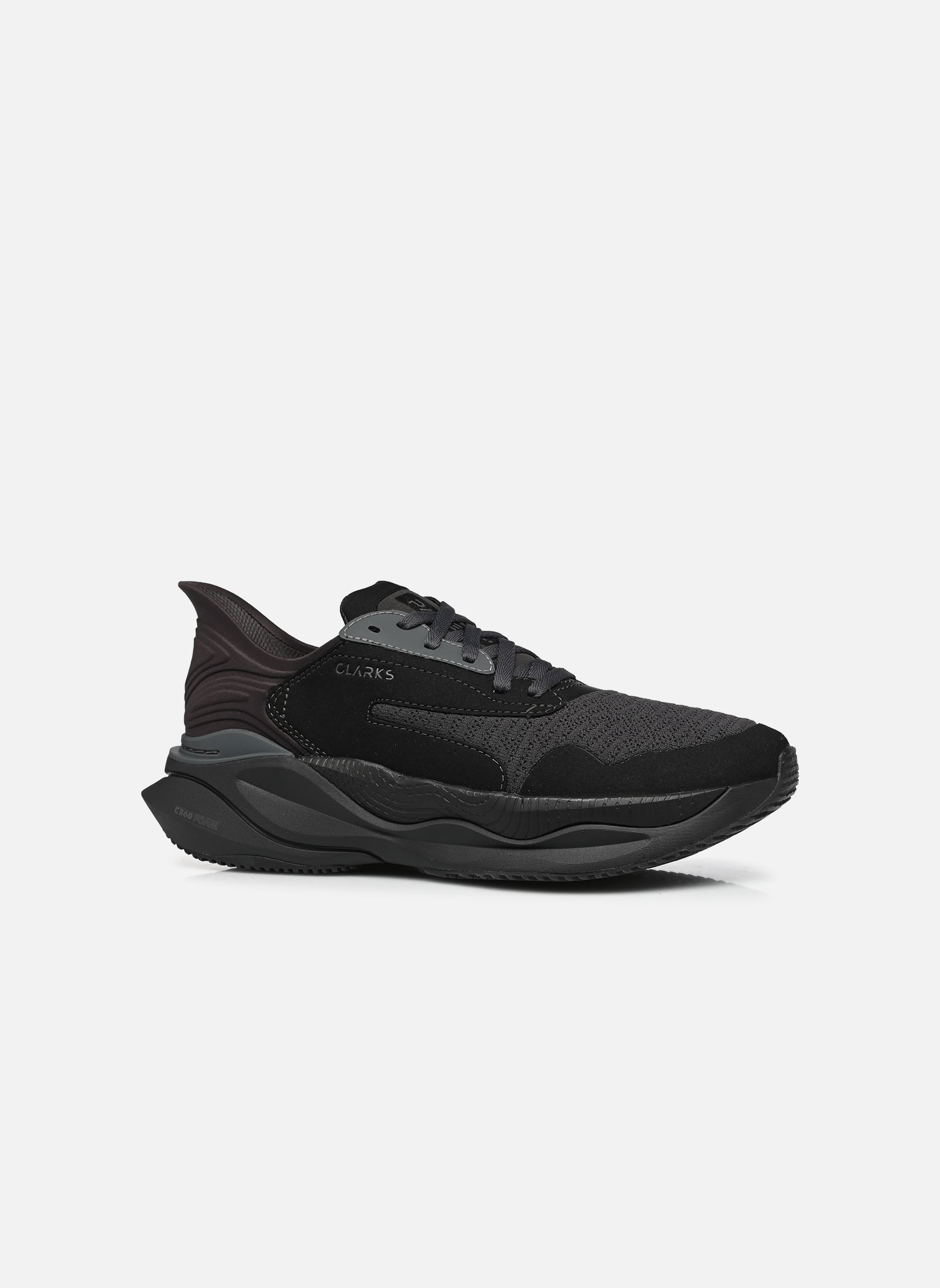 Baskets running Clarks Pace homme noir Clarks Baskets running Clarks Pace homme noir BLACK