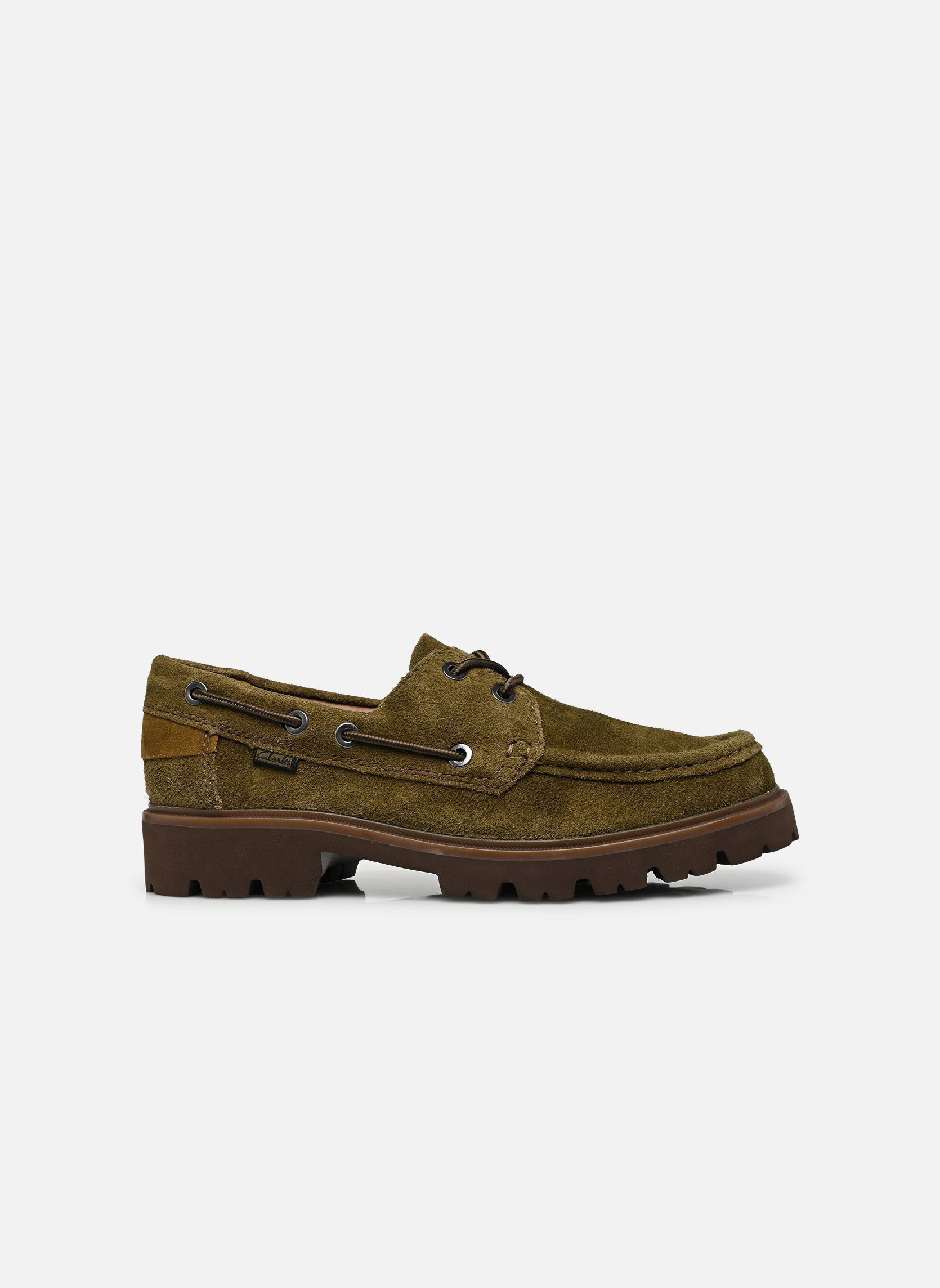 Chaussures bateaux Cleyhill Boat homme vert Clarks Chaussures bateaux Cleyhill Boat homme vert MOSS