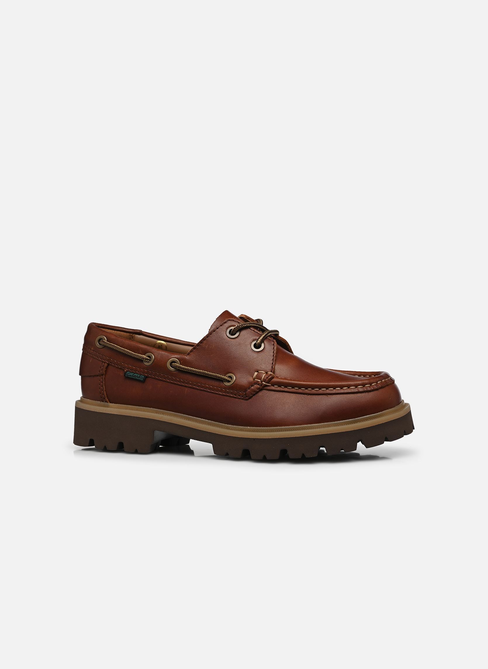 Chaussures bateaux Cleyhill Boat homme marron Clarks Chaussures bateaux Cleyhill Boat homme marron BROWN LEATHER