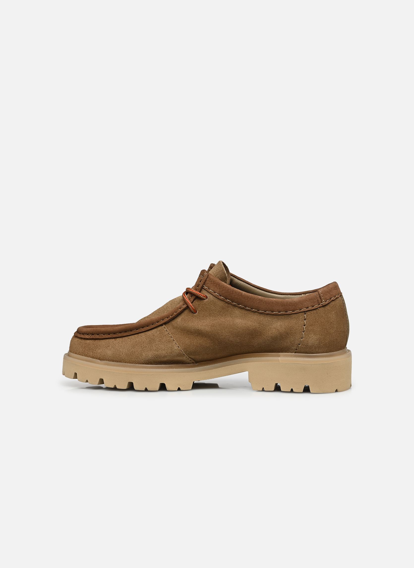 Derby schoenen Cleyhill Seam heren beige Clarks Derby schoenen Cleyhill Seam heren beige DARK SAND SUEDE