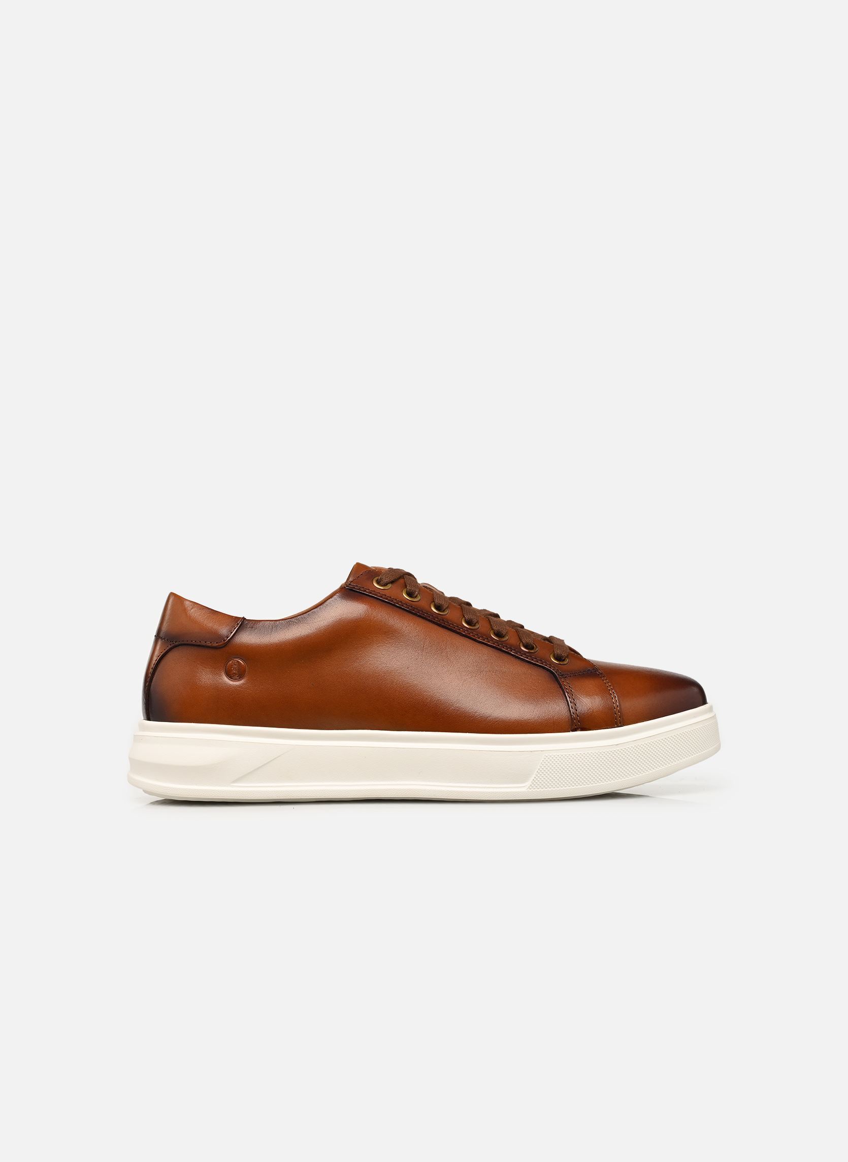 Niedrige Sneaker Goswell Tie herren braun Clarks Niedrige Sneaker Goswell Tie herren braun TAN LEATHER