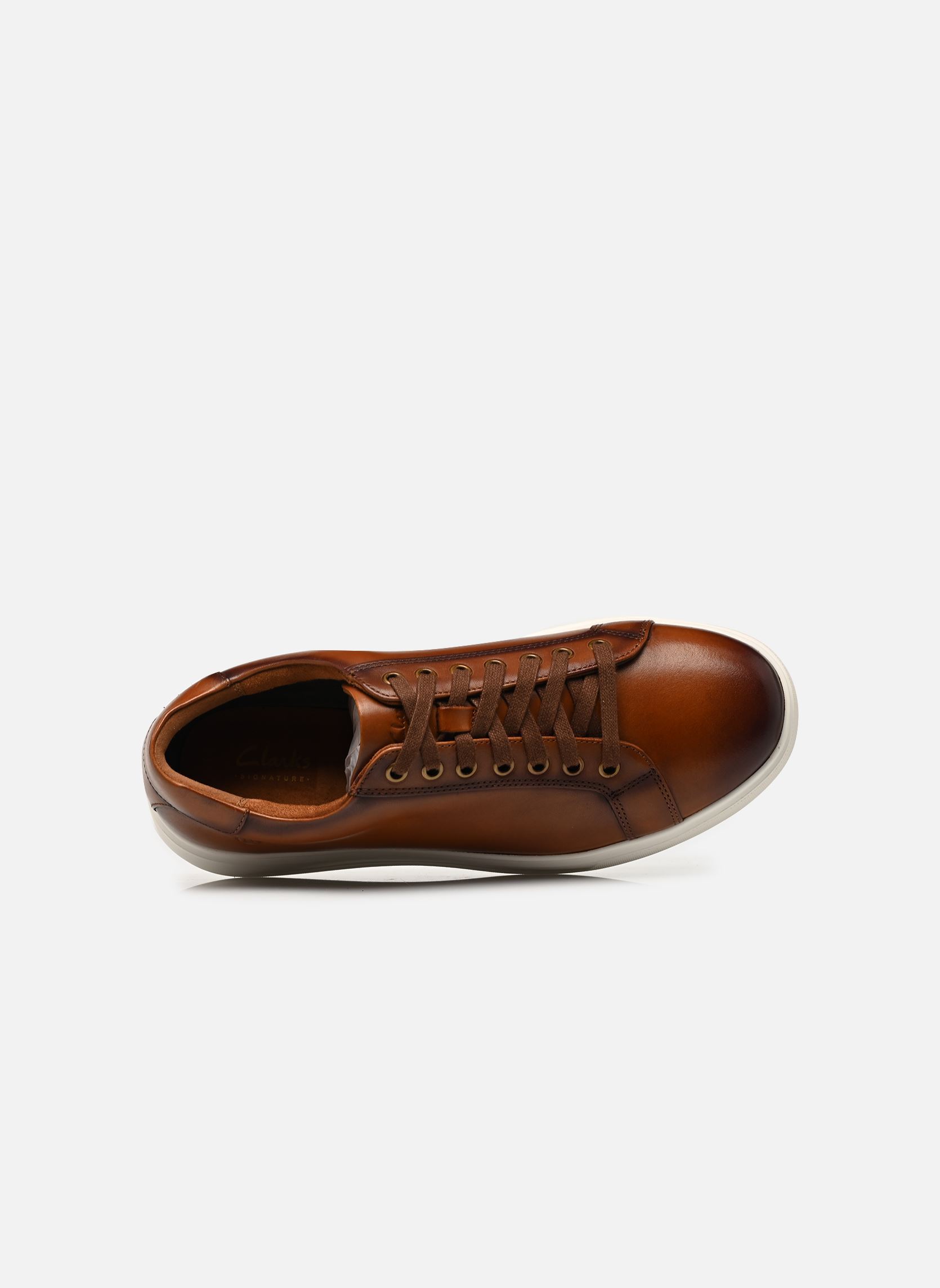 Niedrige Sneaker Goswell Tie herren braun Clarks Niedrige Sneaker Goswell Tie herren braun TAN LEATHER
