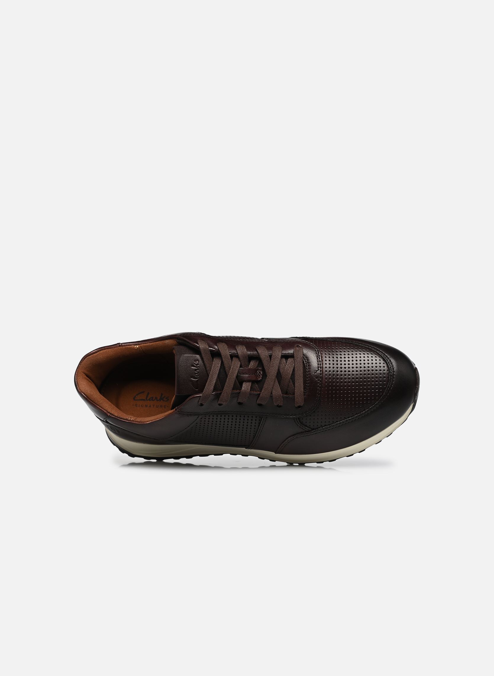 Baskets basses Radwell Tie homme marron Clarks Baskets basses Radwell Tie homme marron BROWN LEATHER