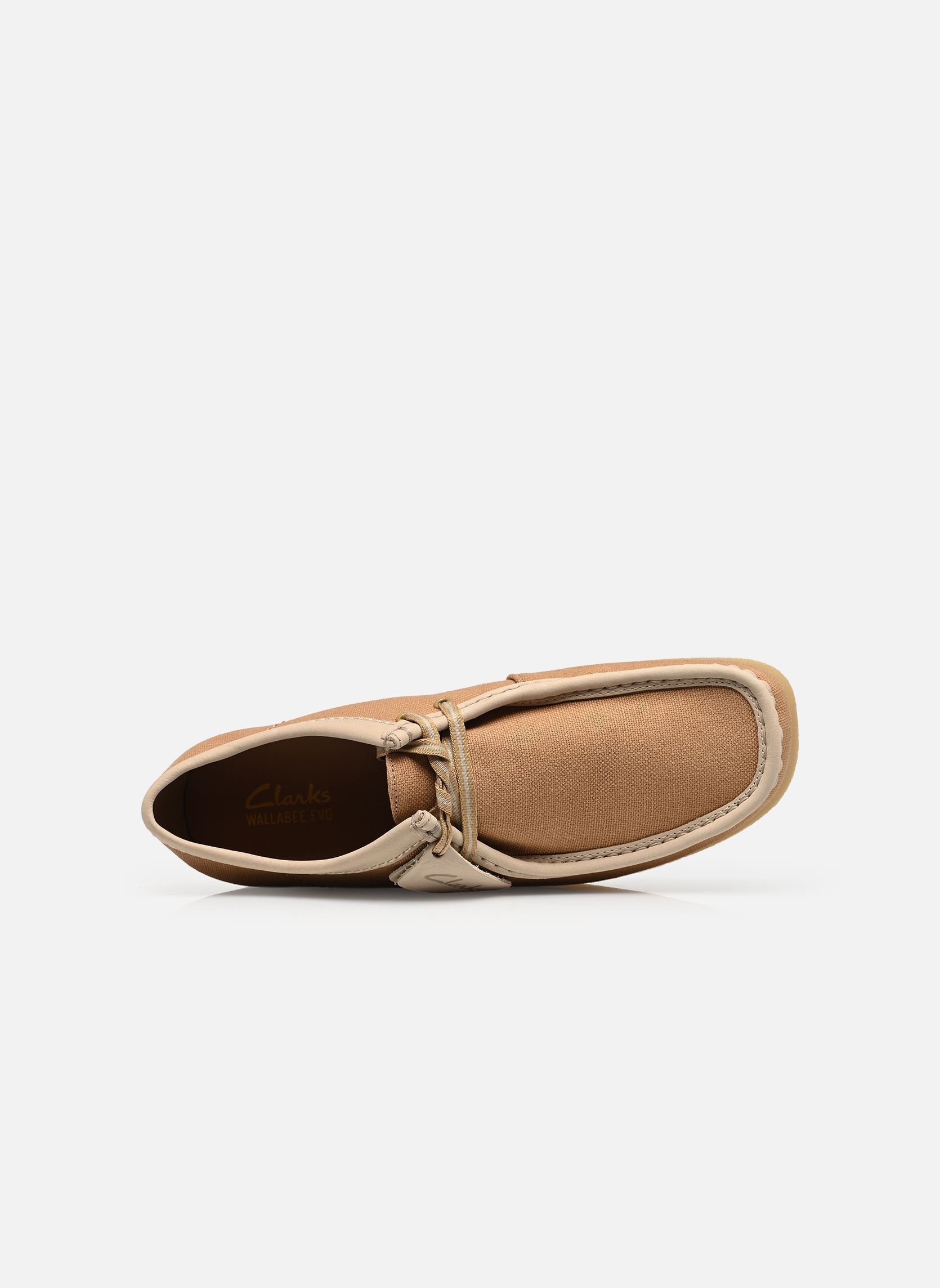Derbys Wallabee EVO herren braun Clarks Derbys Wallabee EVO herren braun TAN COMBI