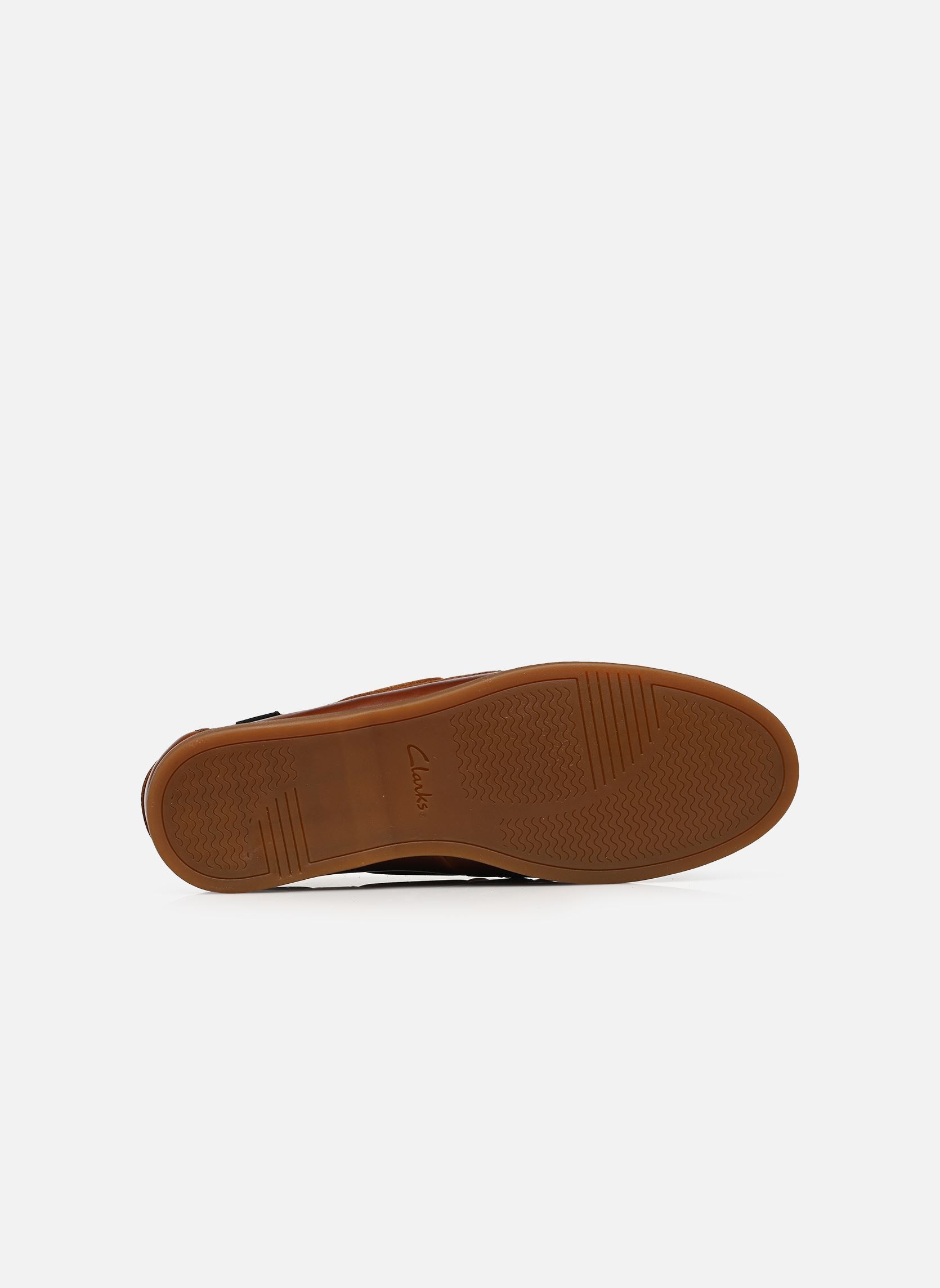 Chaussures bateaux Charmouth Lace homme marron Clarks Chaussures bateaux Charmouth Lace homme marron TAN LEATHER