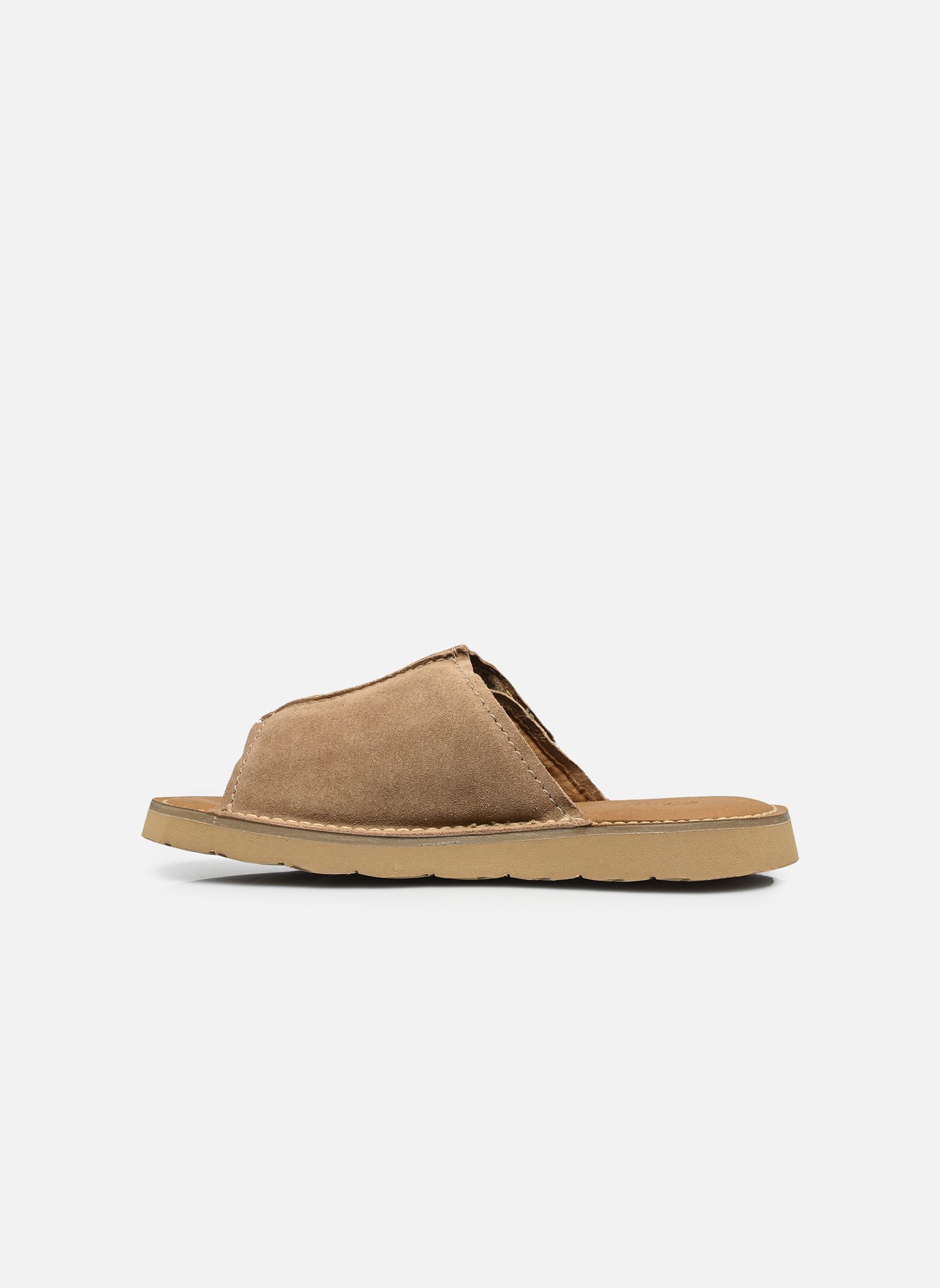 Mules Solsbury Slide homme beige Clarks Mules Solsbury Slide homme beige DARK SAND SUEDE