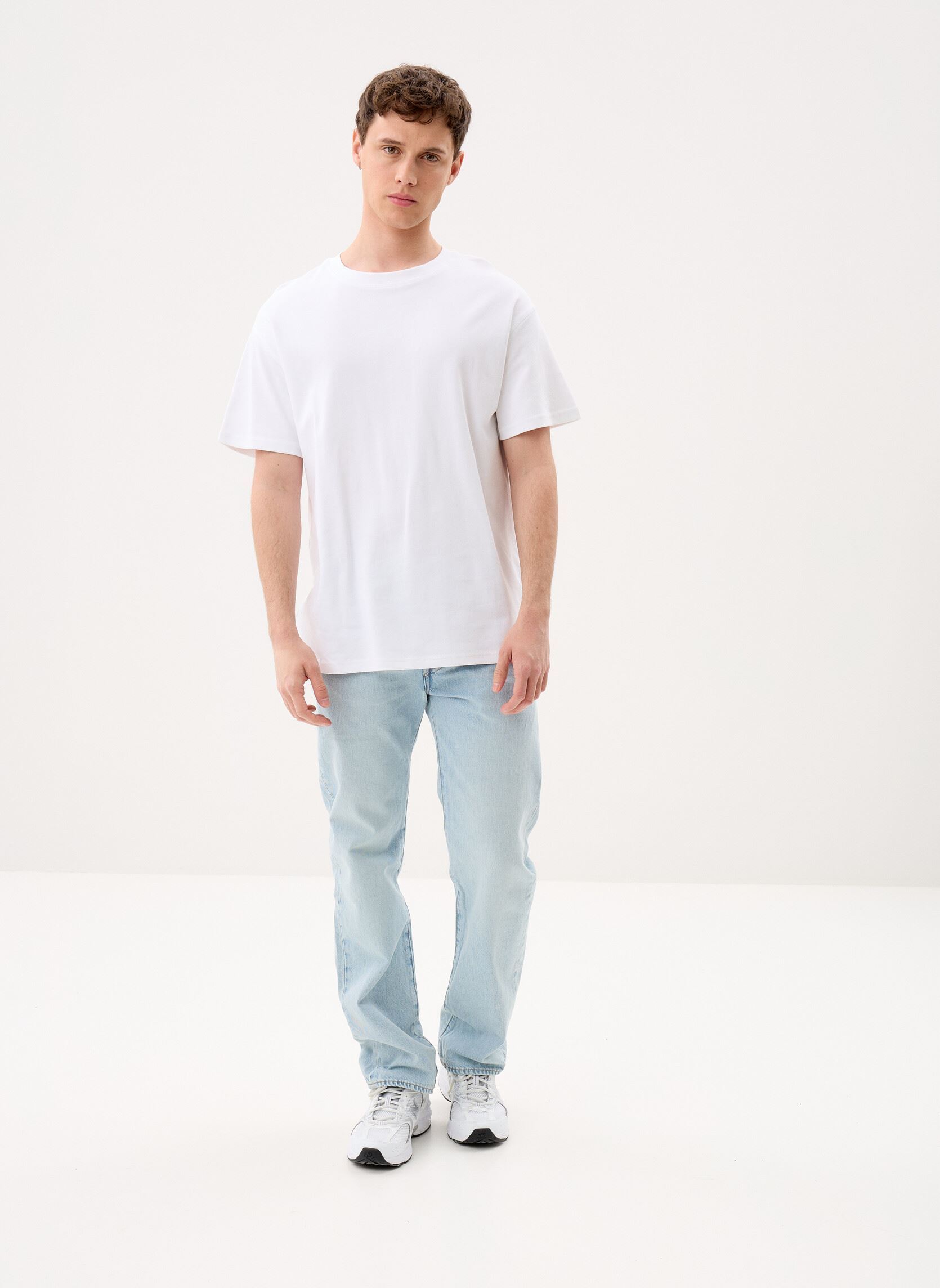 T-shirts met korte mouwen Sddanton heren wit SOLID T-shirts met korte mouwen Sddanton heren wit White