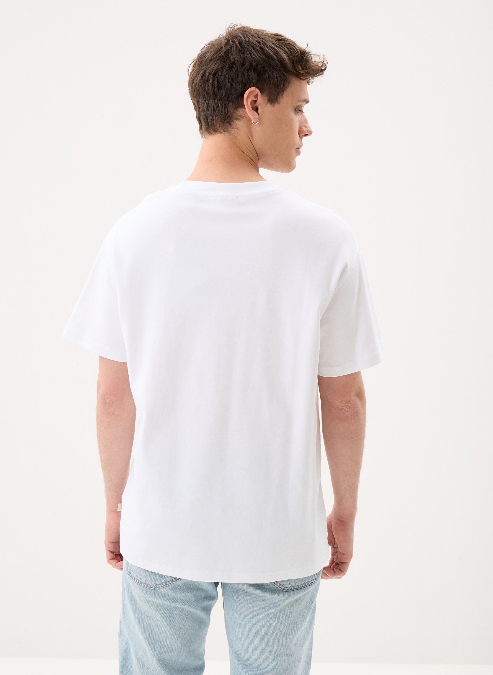 T-shirts met korte mouwen Sddanton heren wit SOLID T-shirts met korte mouwen Sddanton heren wit White