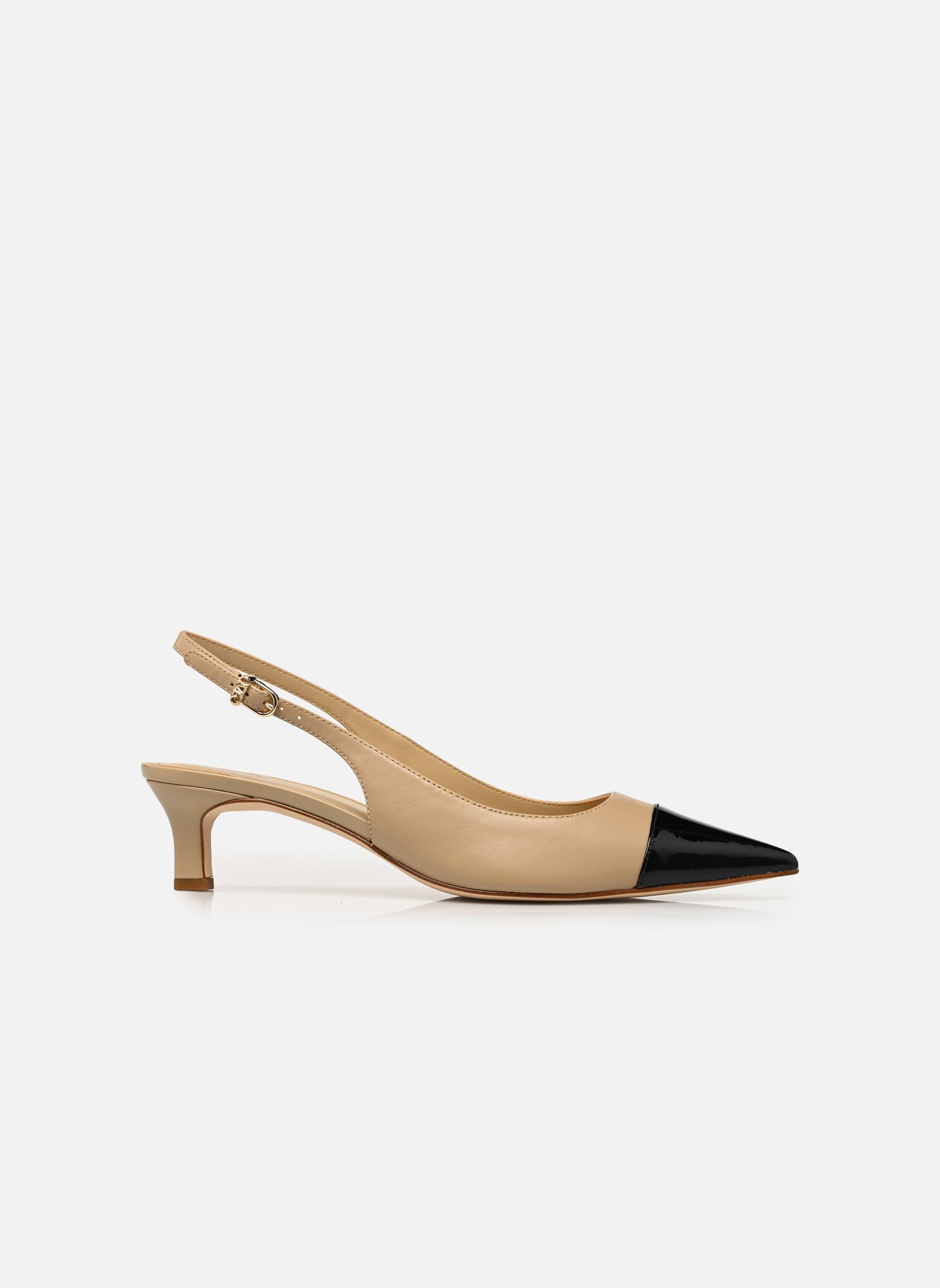 Pumps mit Riemchen AMARA TOE CAP SLING PUMP damen beige Michael Michael Kors Pumps mit Riemchen AMARA TOE CAP SLING PUMP damen beige KHAKI 156