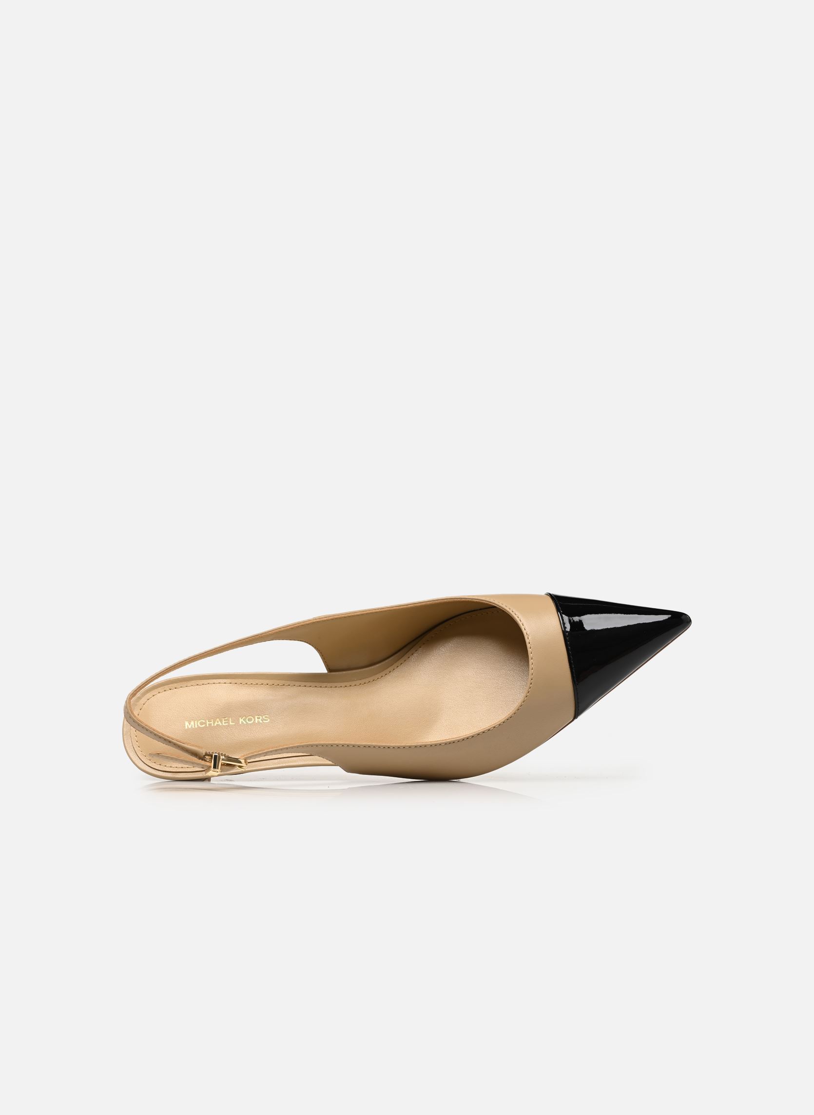 Pumps mit Riemchen AMARA TOE CAP SLING PUMP damen beige Michael Michael Kors Pumps mit Riemchen AMARA TOE CAP SLING PUMP damen beige KHAKI 156