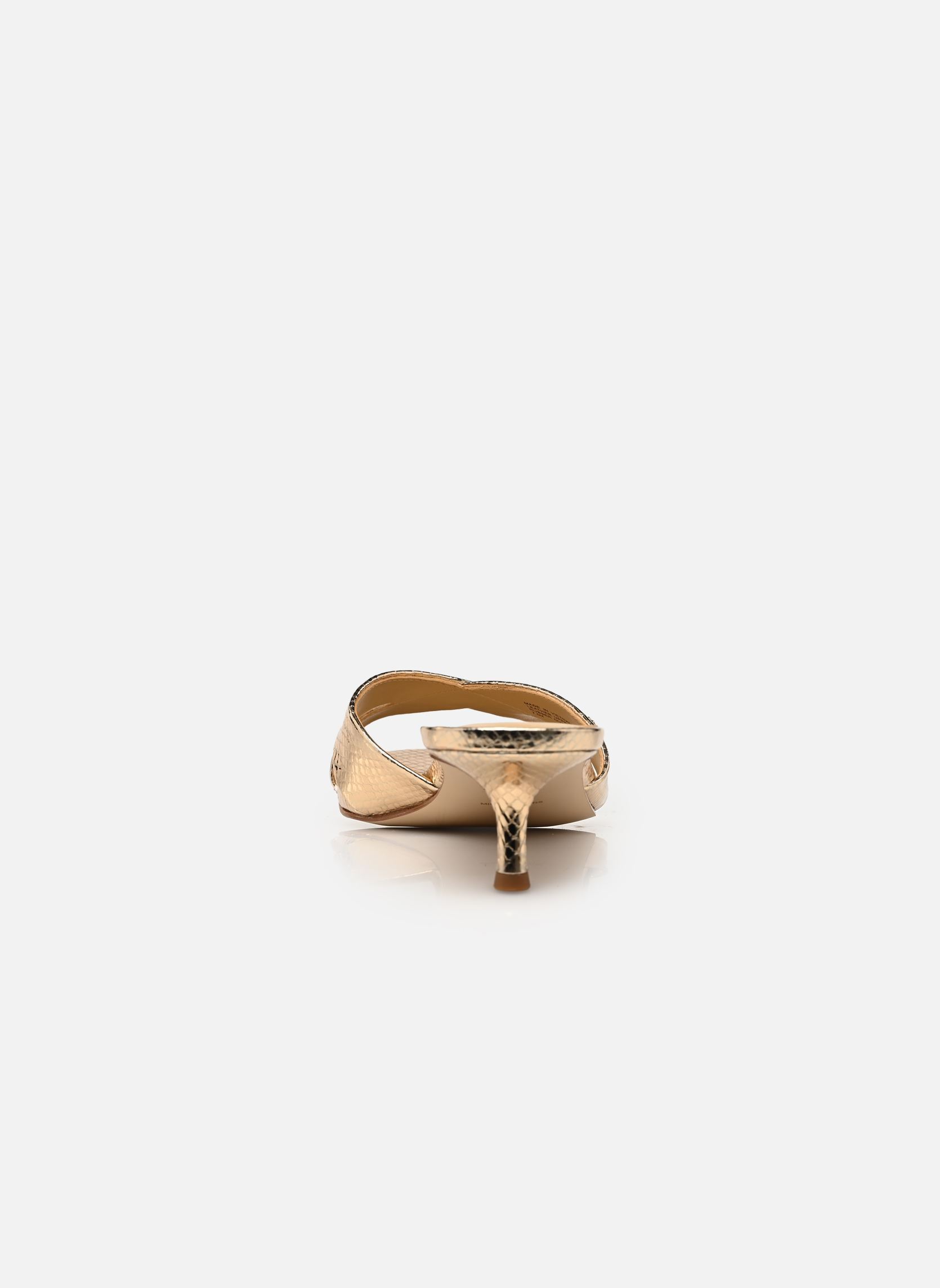 Muilen en klompen CASSIDY KITTEN SANDAL dames goud en brons Michael Michael Kors Muilen en klompen CASSIDY KITTEN SANDAL dames goud en brons pale gold 740