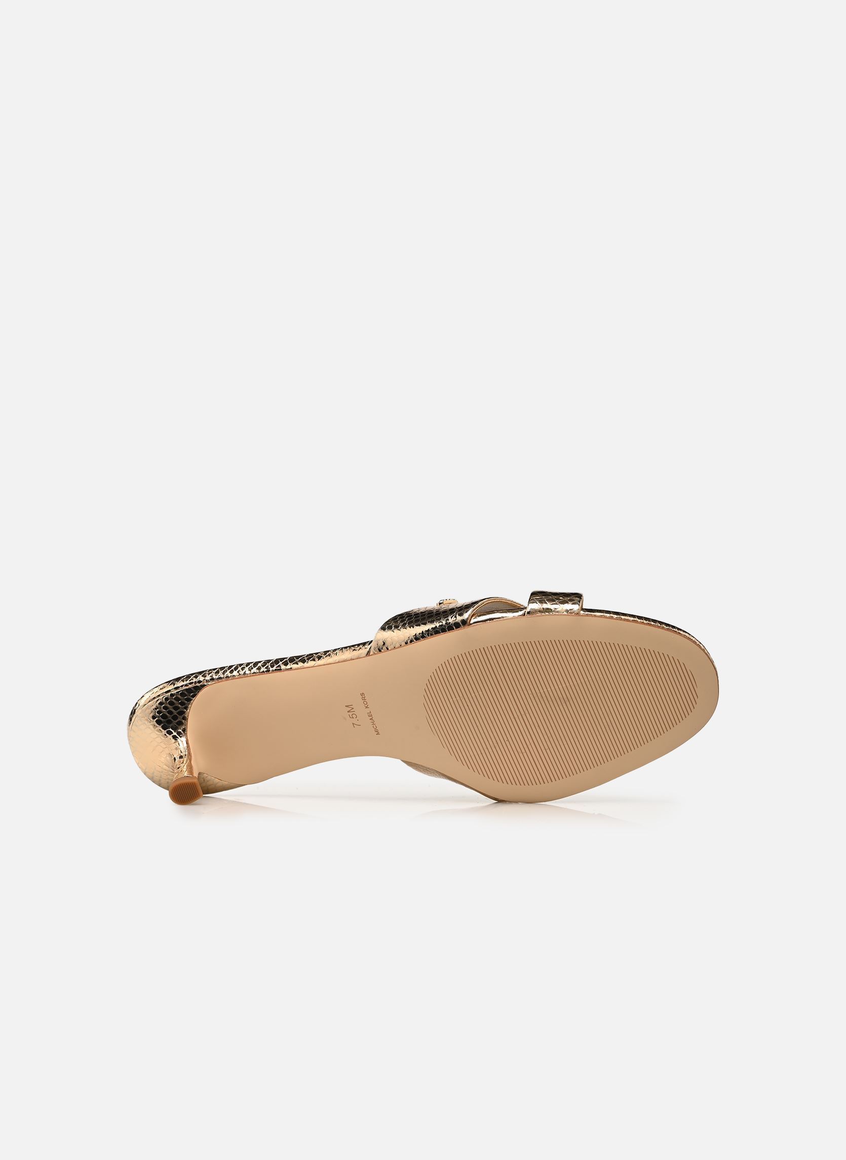 Muilen en klompen CASSIDY KITTEN SANDAL dames goud en brons Michael Michael Kors Muilen en klompen CASSIDY KITTEN SANDAL dames goud en brons pale gold 740