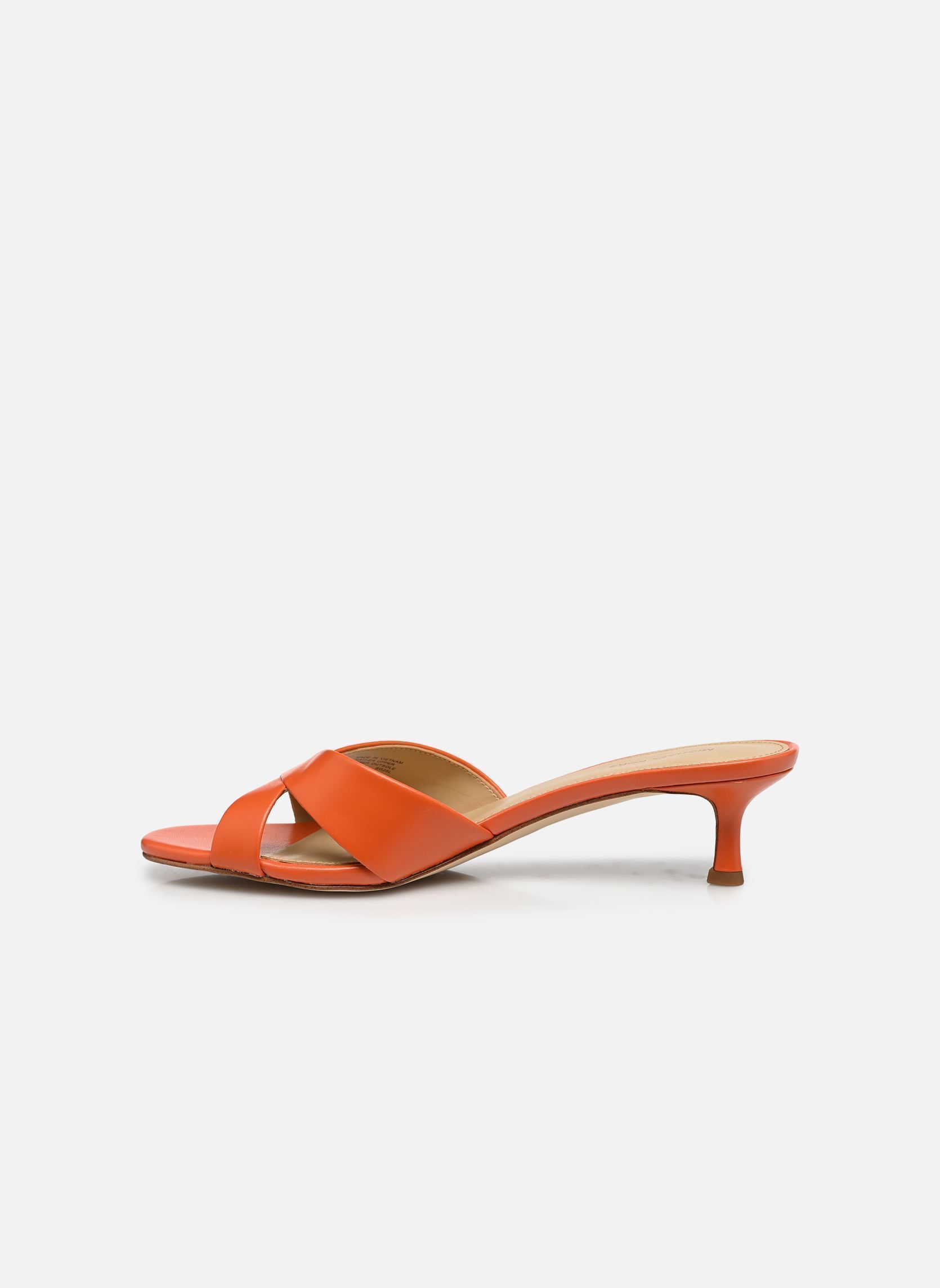 Mules et sabots CASSIDY KITTEN SANDAL femme orange Michael Michael Kors Mules et sabots CASSIDY KITTEN SANDAL femme orange MIMOSA 835
