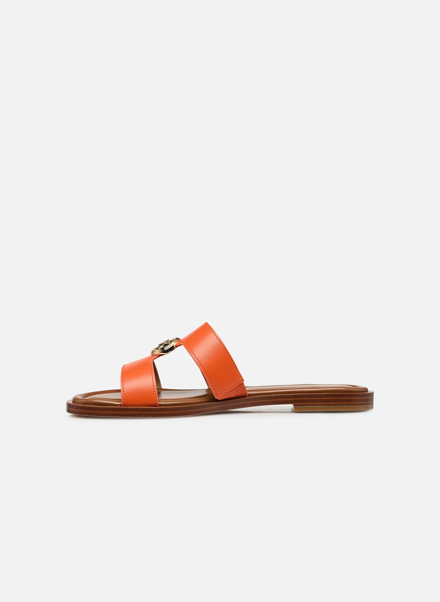 Pantoletten und Clogs ERIN FLAT SANDAL damen orange Michael Michael Kors Pantoletten und Clogs ERIN FLAT SANDAL damen orange MIMOSA 835