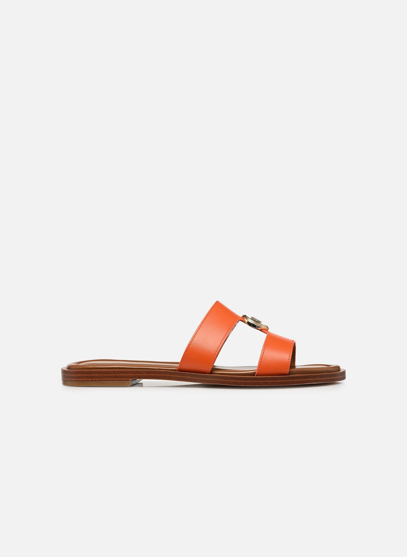Pantoletten und Clogs ERIN FLAT SANDAL damen orange Michael Michael Kors Pantoletten und Clogs ERIN FLAT SANDAL damen orange MIMOSA 835