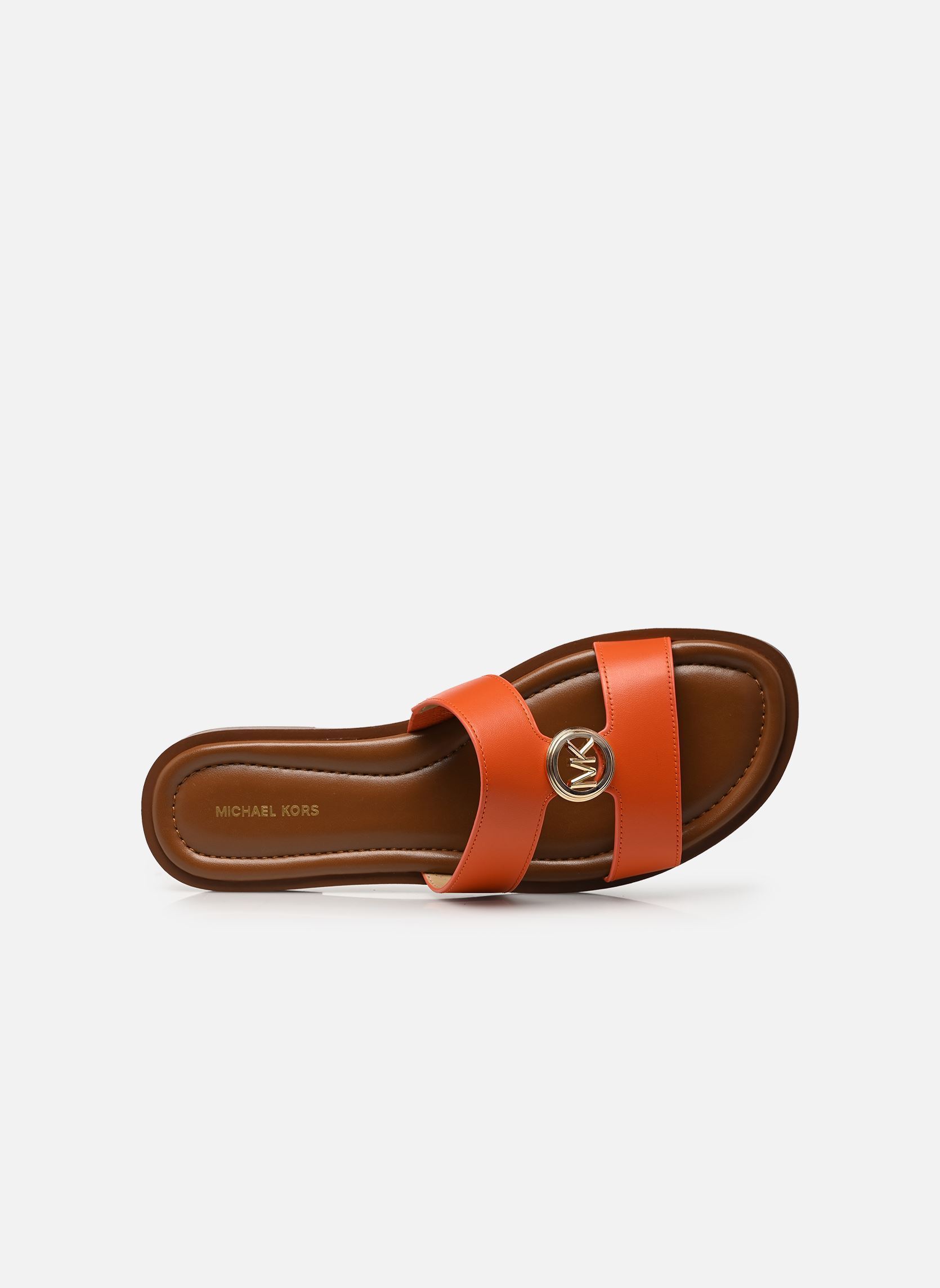 Pantoletten und Clogs ERIN FLAT SANDAL damen orange Michael Michael Kors Pantoletten und Clogs ERIN FLAT SANDAL damen orange MIMOSA 835