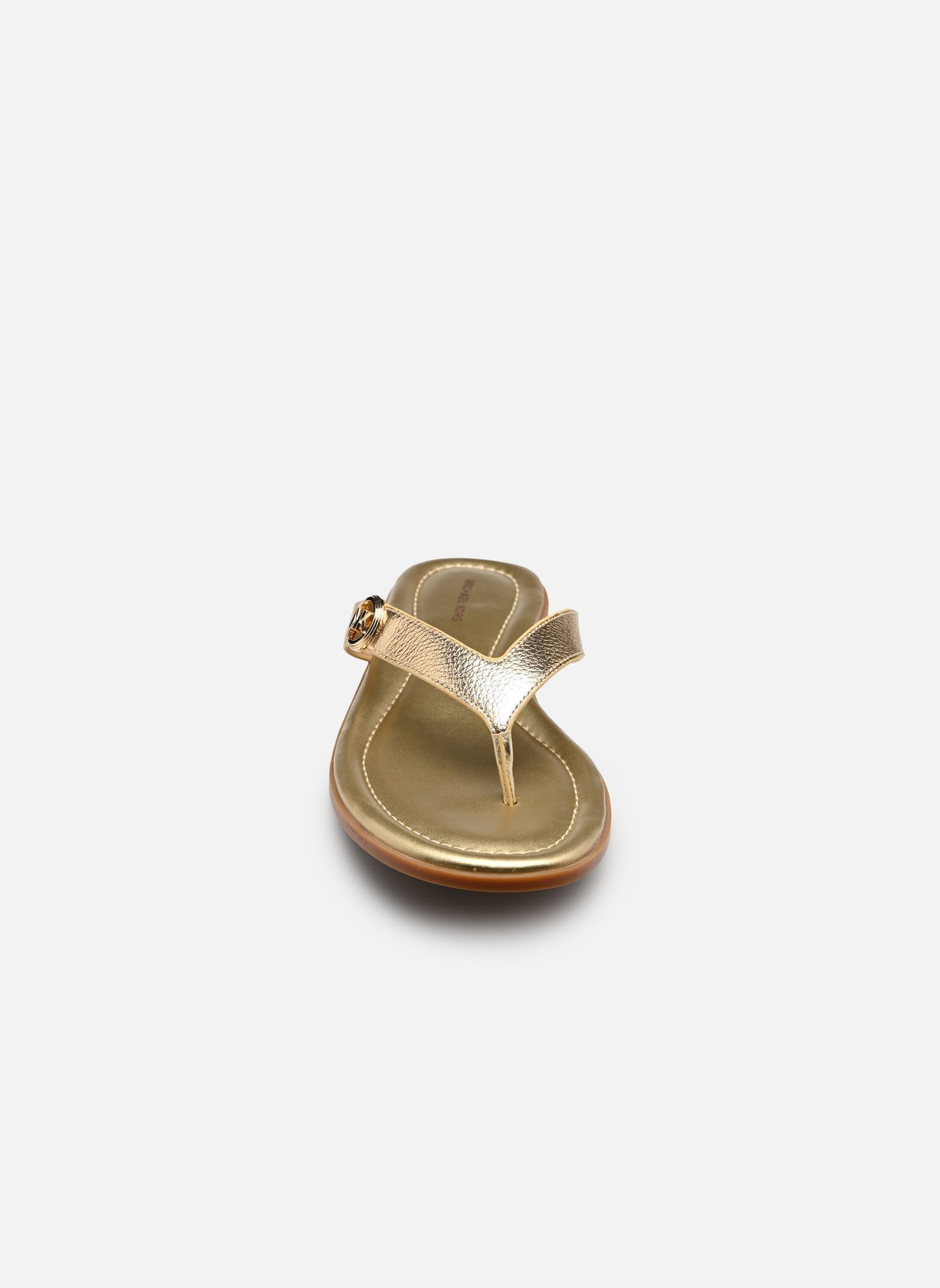 Pantoletten und Clogs ERIN THONG SANDAL damen gold und bronze Michael Michael Kors Pantoletten und Clogs ERIN THONG SANDAL damen gold und bronze pale gold 740