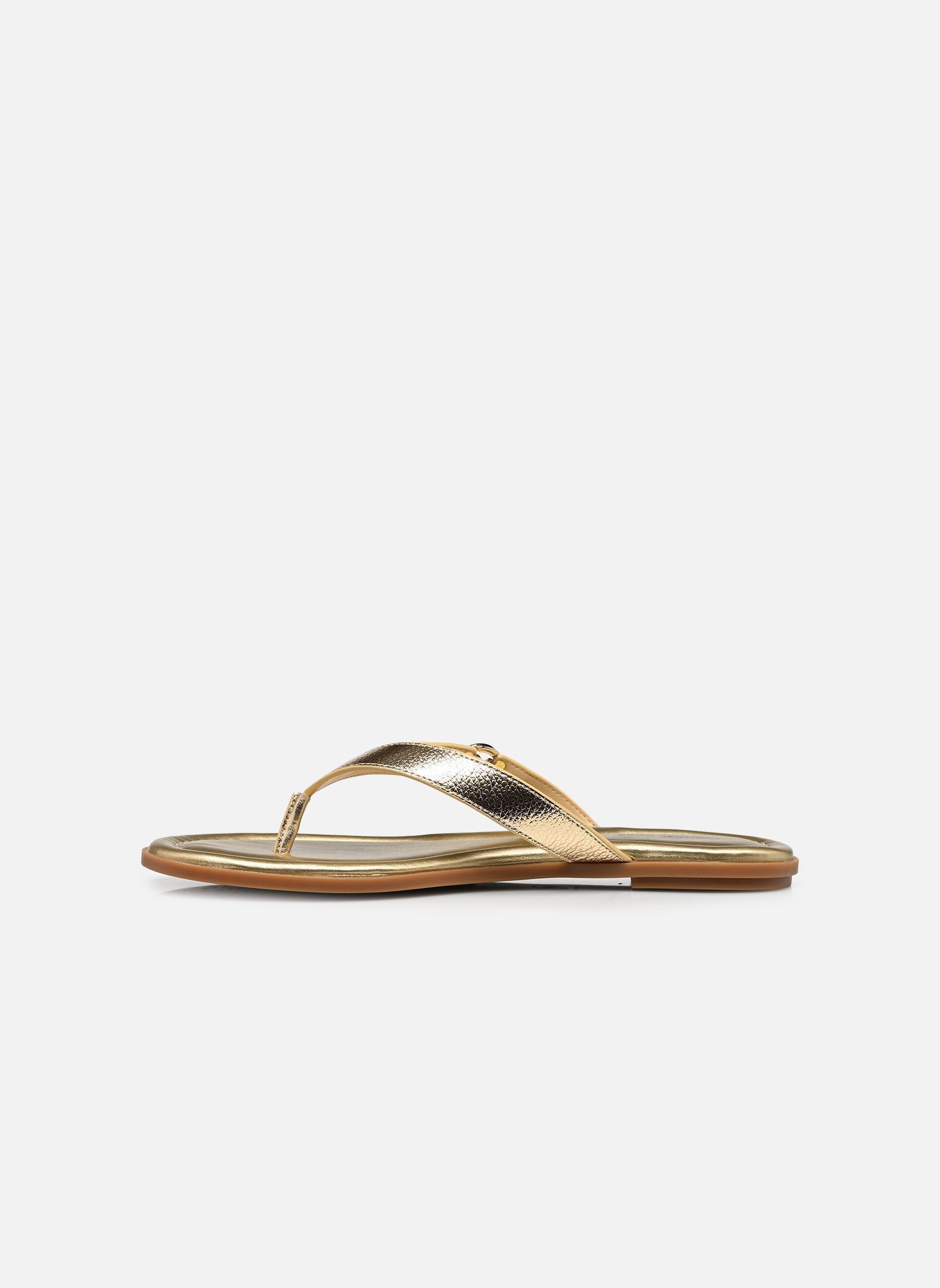 Pantoletten und Clogs ERIN THONG SANDAL damen gold und bronze Michael Michael Kors Pantoletten und Clogs ERIN THONG SANDAL damen gold und bronze pale gold 740