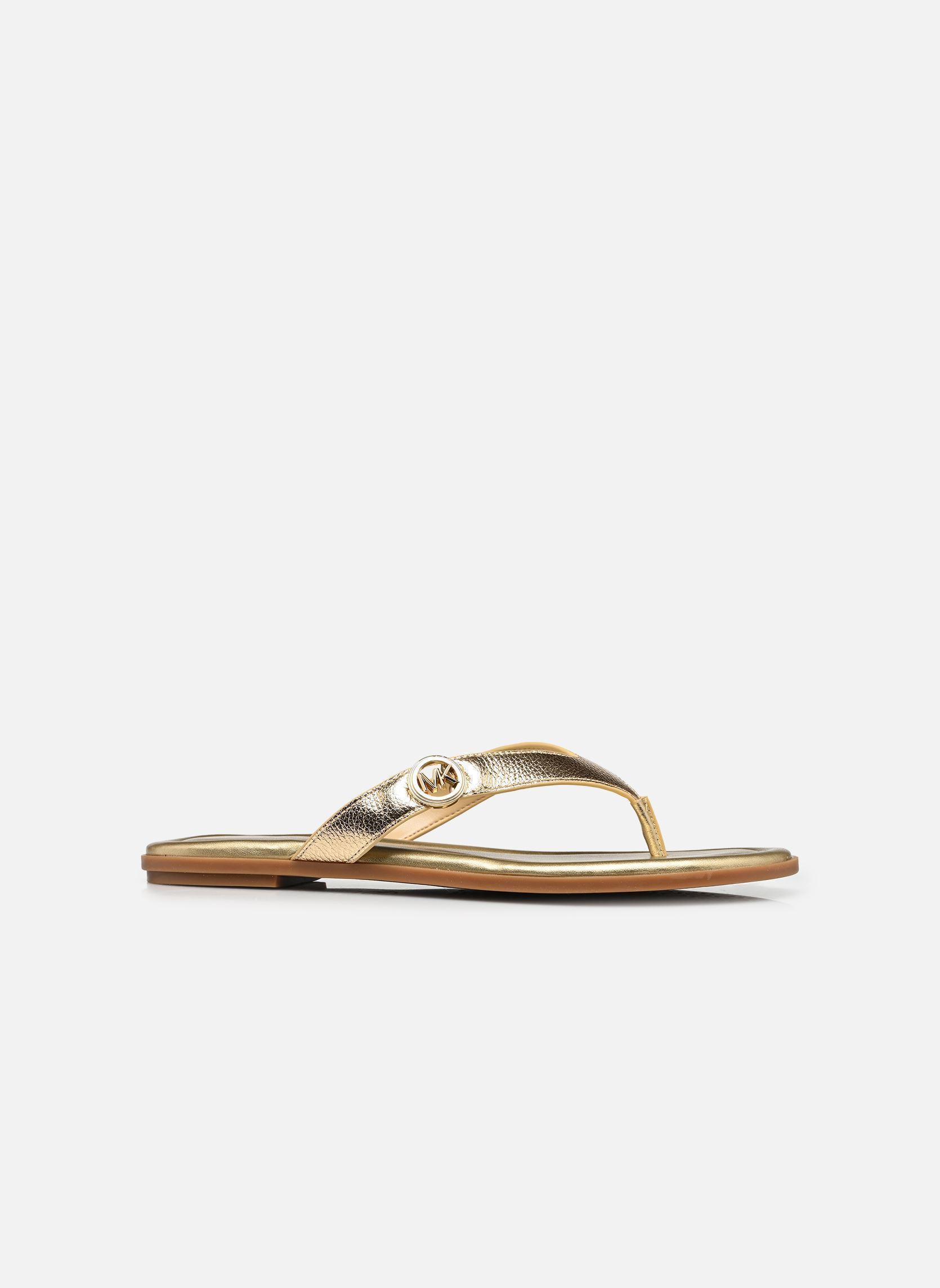 Pantoletten und Clogs ERIN THONG SANDAL damen gold und bronze Michael Michael Kors Pantoletten und Clogs ERIN THONG SANDAL damen gold und bronze pale gold 740
