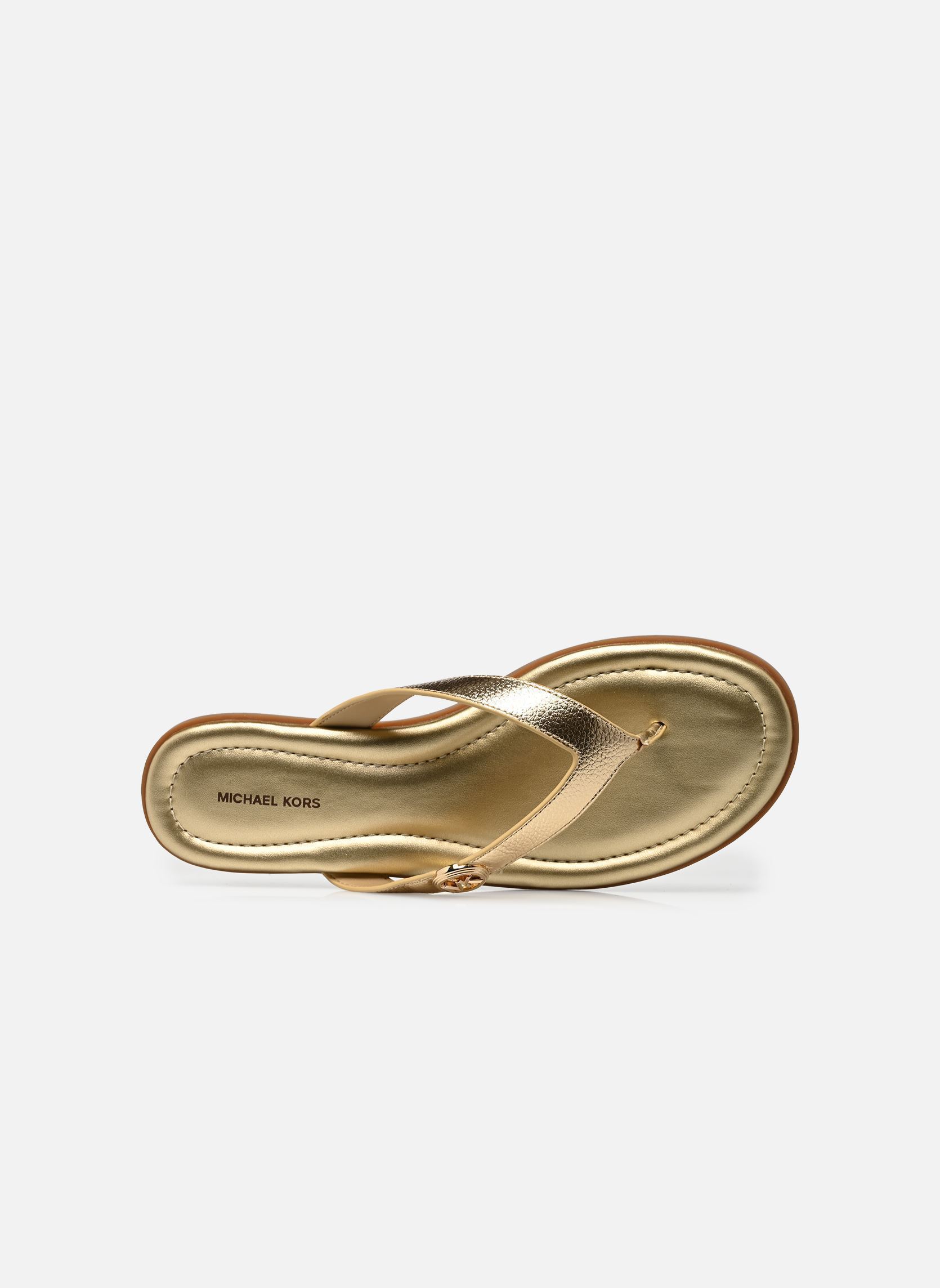 Pantoletten und Clogs ERIN THONG SANDAL damen gold und bronze Michael Michael Kors Pantoletten und Clogs ERIN THONG SANDAL damen gold und bronze pale gold 740