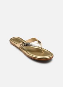 Pantoletten und Clogs ERIN THONG SANDAL damen gold und bronze Michael Michael Kors Pantoletten und Clogs ERIN THONG SANDAL damen gold und bronze pale gold 740