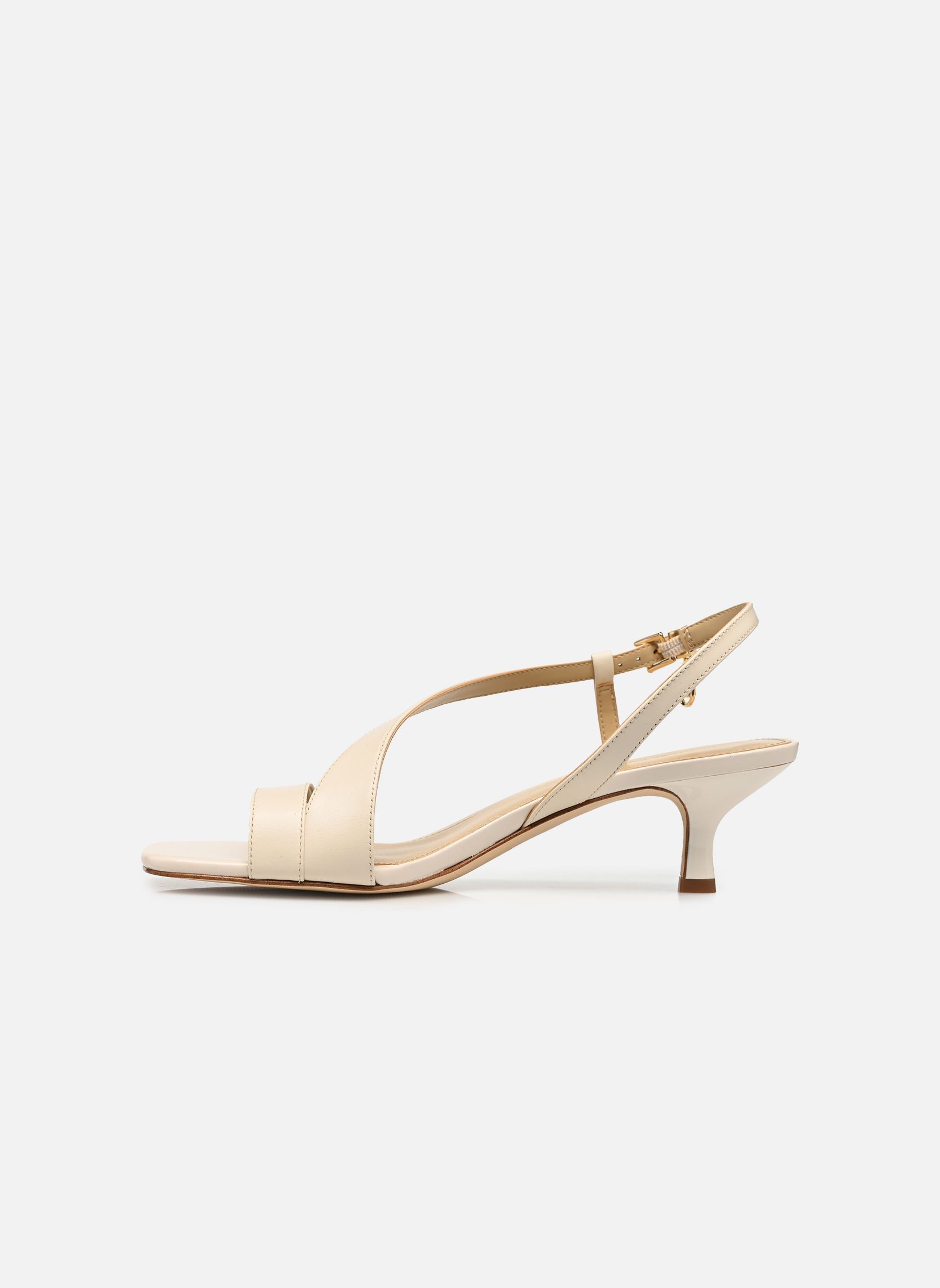 Sandalen JAIDA KITTEN SANDAL damen weiß Michael Michael Kors Sandalen JAIDA KITTEN SANDAL damen weiß LT CREAM 289