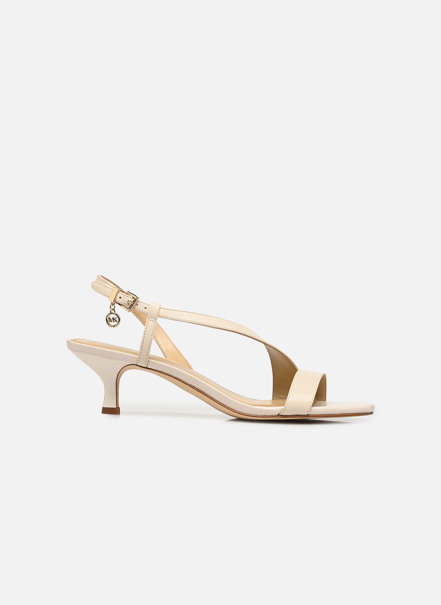 Sandalen JAIDA KITTEN SANDAL damen weiß Michael Michael Kors Sandalen JAIDA KITTEN SANDAL damen weiß LT CREAM 289