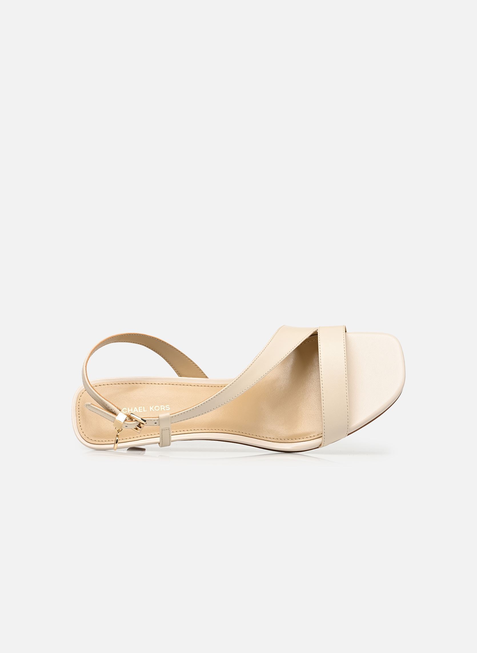 Sandalen JAIDA KITTEN SANDAL damen weiß Michael Michael Kors Sandalen JAIDA KITTEN SANDAL damen weiß LT CREAM 289