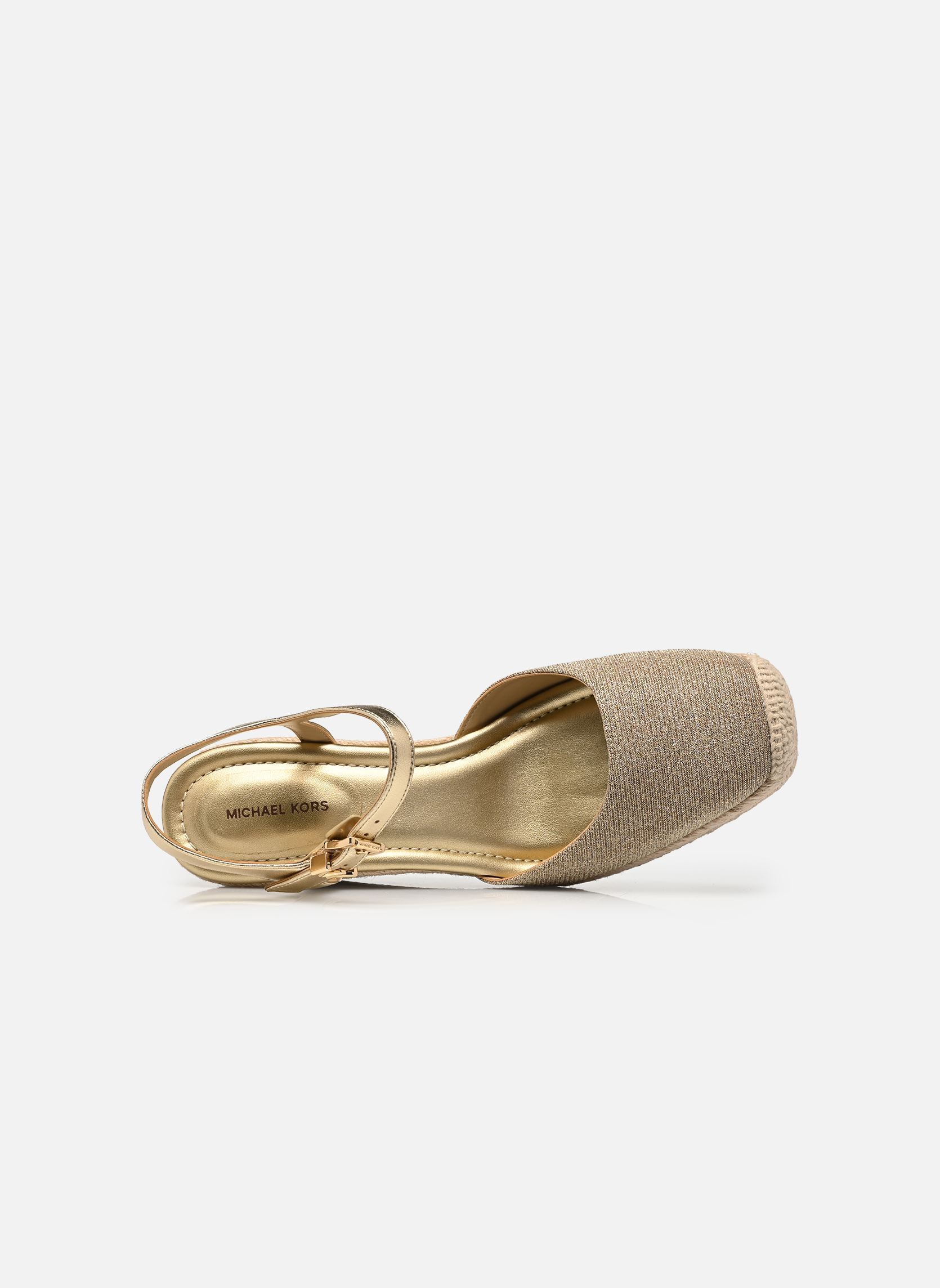 Sandales compensées et plateformes KENZIE WEDGE femme or et bronze Michael Michael Kors Sandales compensées et plateformes KENZIE WEDGE femme or et bronze pale gold 740
