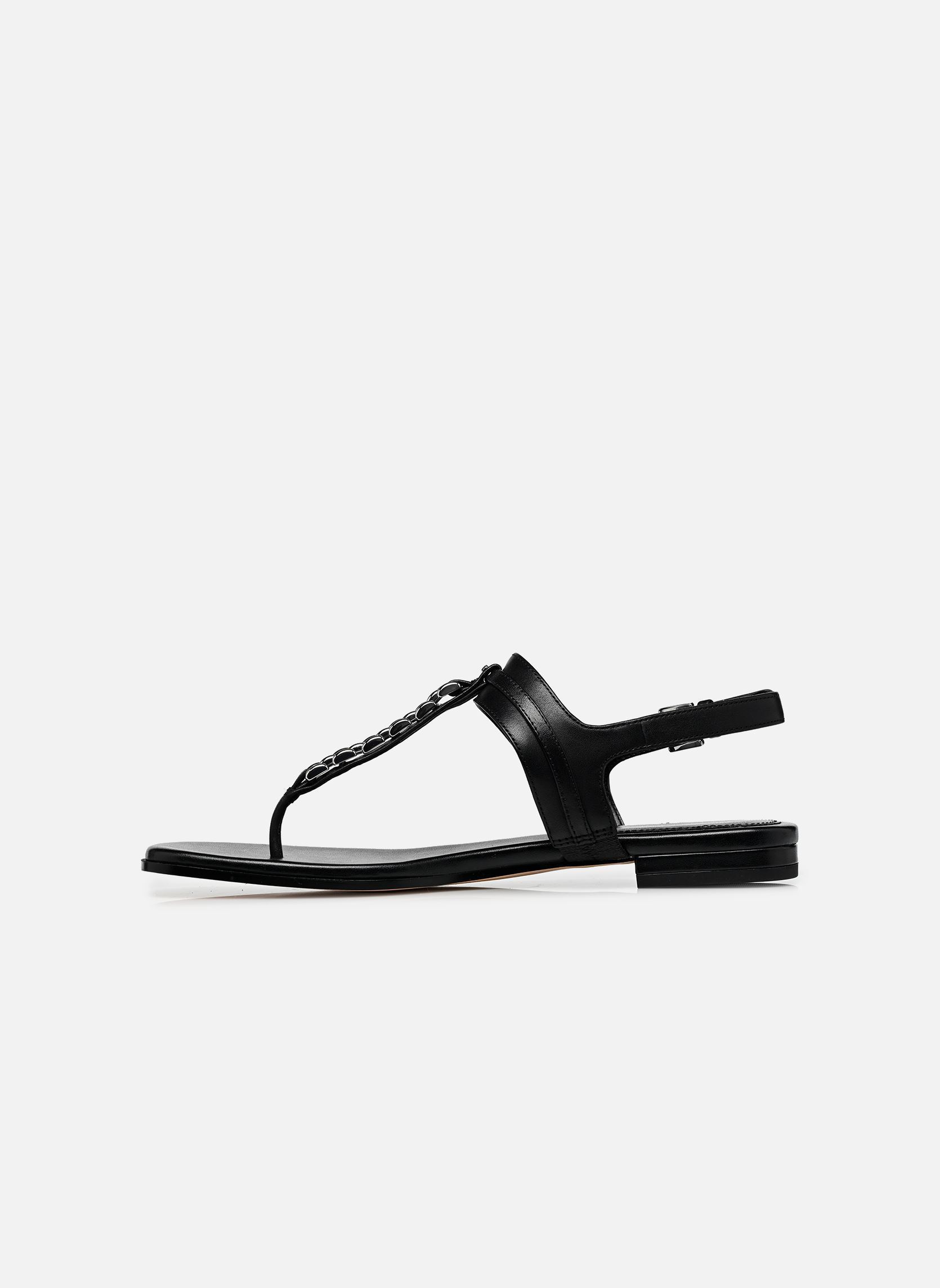 Sandalen MARCIA THONG SANDAL dames zwart Michael Michael Kors Sandalen MARCIA THONG SANDAL dames zwart Black 001