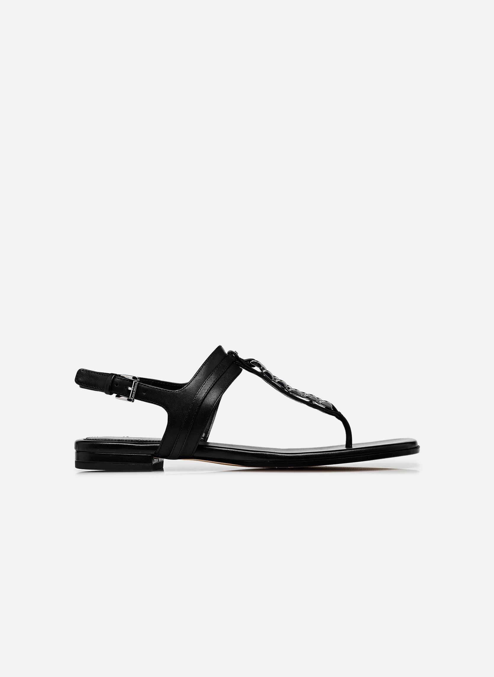 Sandalen MARCIA THONG SANDAL dames zwart Michael Michael Kors Sandalen MARCIA THONG SANDAL dames zwart Black 001