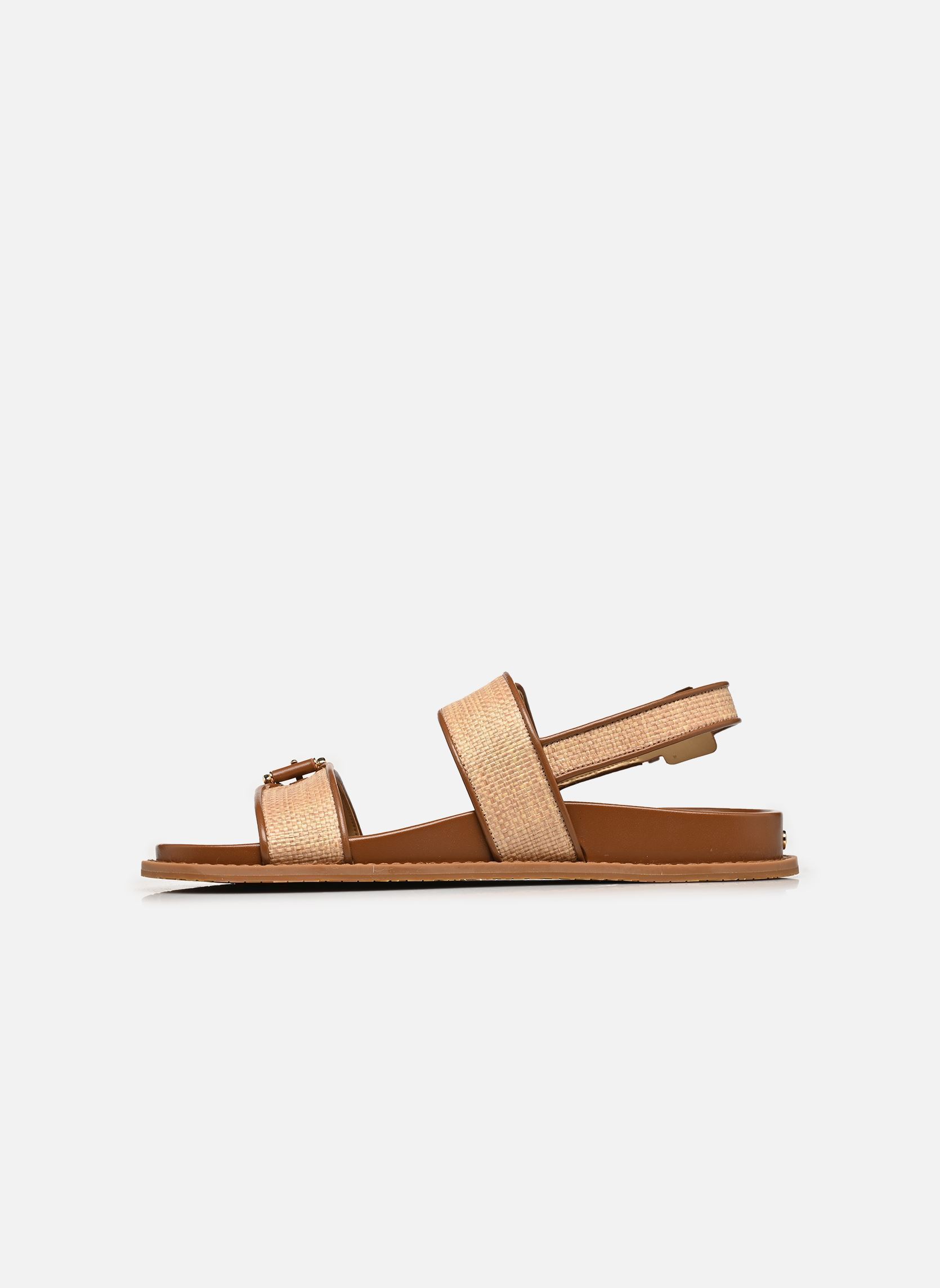 Flache Sandalen NIA FLAT SANDAL damen beige Michael Michael Kors Flache Sandalen NIA FLAT SANDAL damen beige Luggage 230